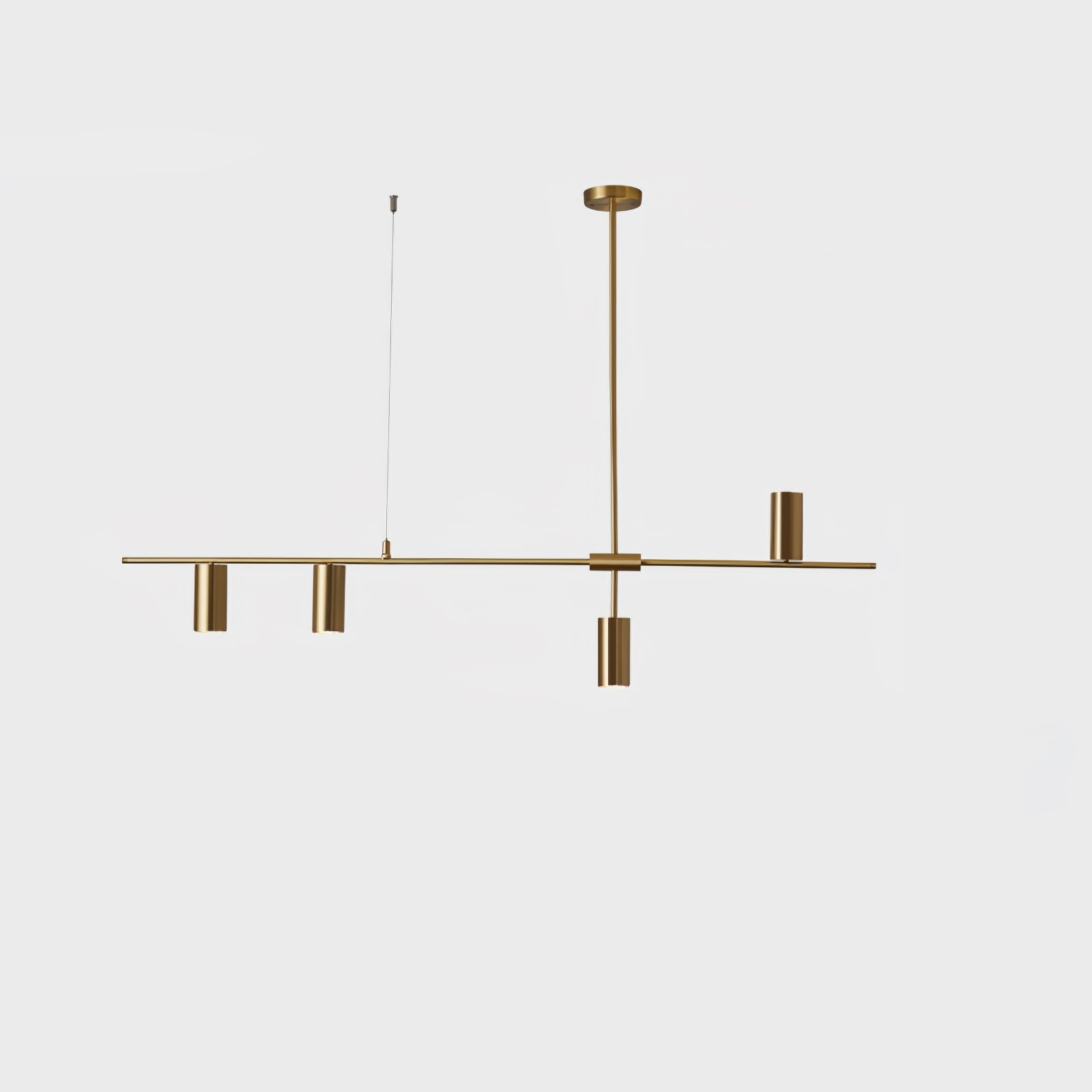 Lustra Chandelier Brass Linear Cassandra Elegant-Neutral Decor