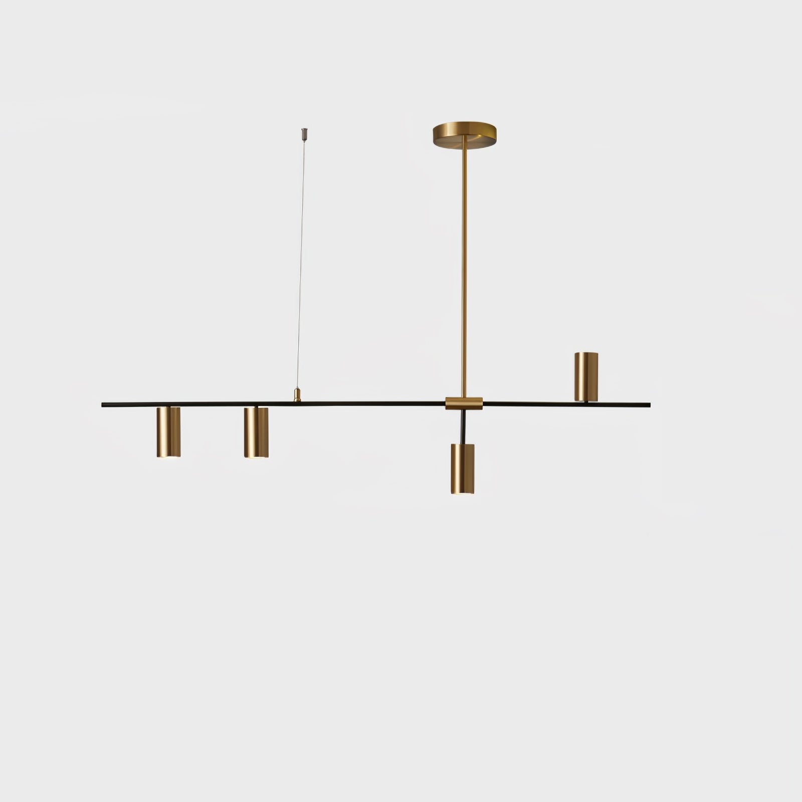 Lustra Chandelier Brass Linear Cassandra Elegant-Neutral Decor