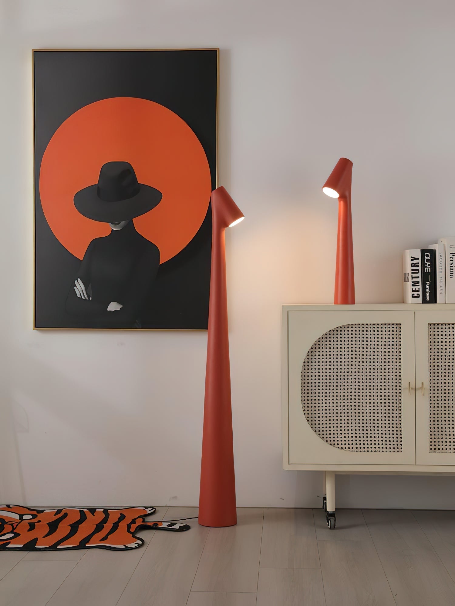Imiril Sculptural Floor Lamp-Neutral Decor