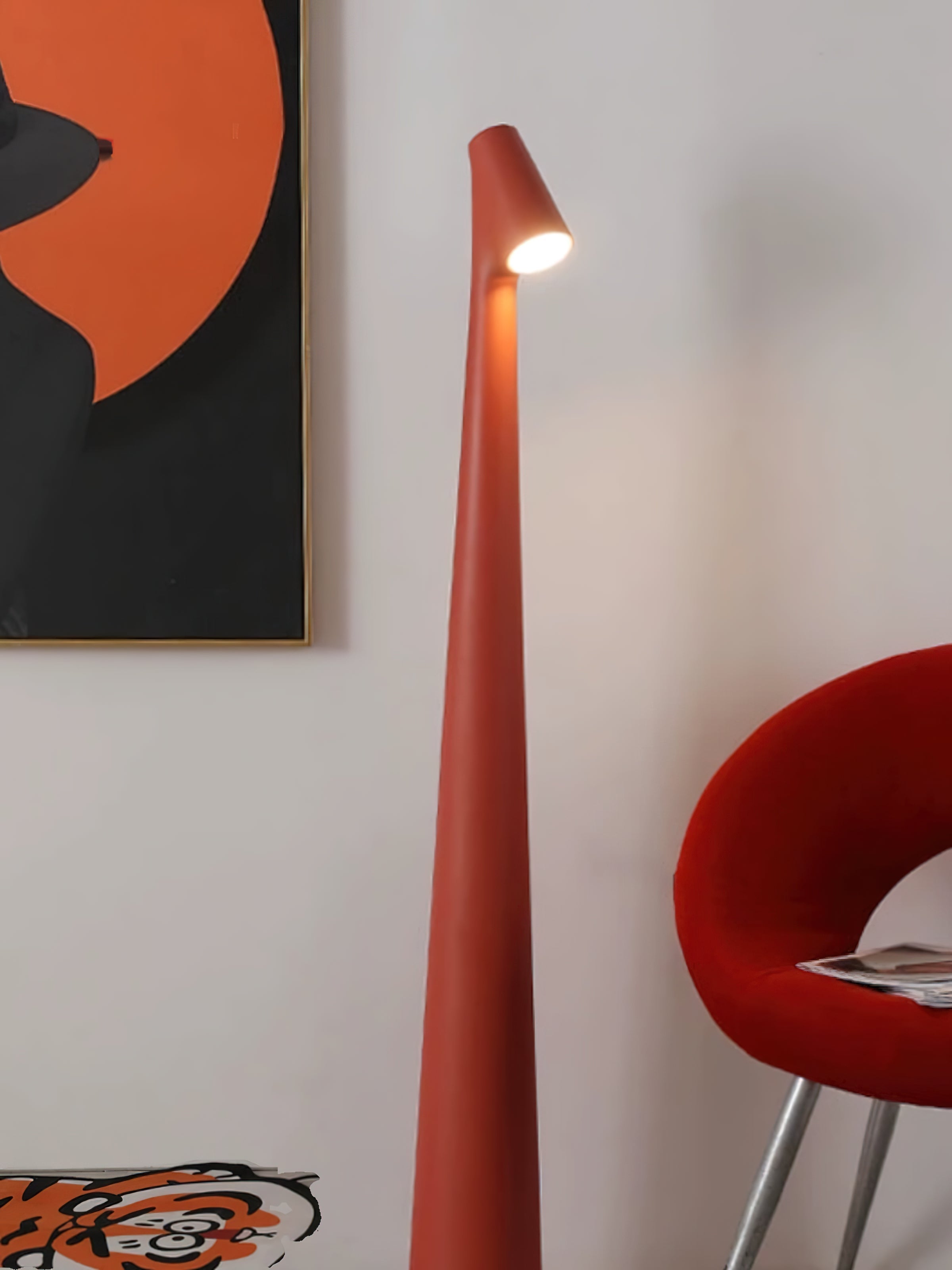 Imiril Sculptural Floor Lamp-Neutral Decor