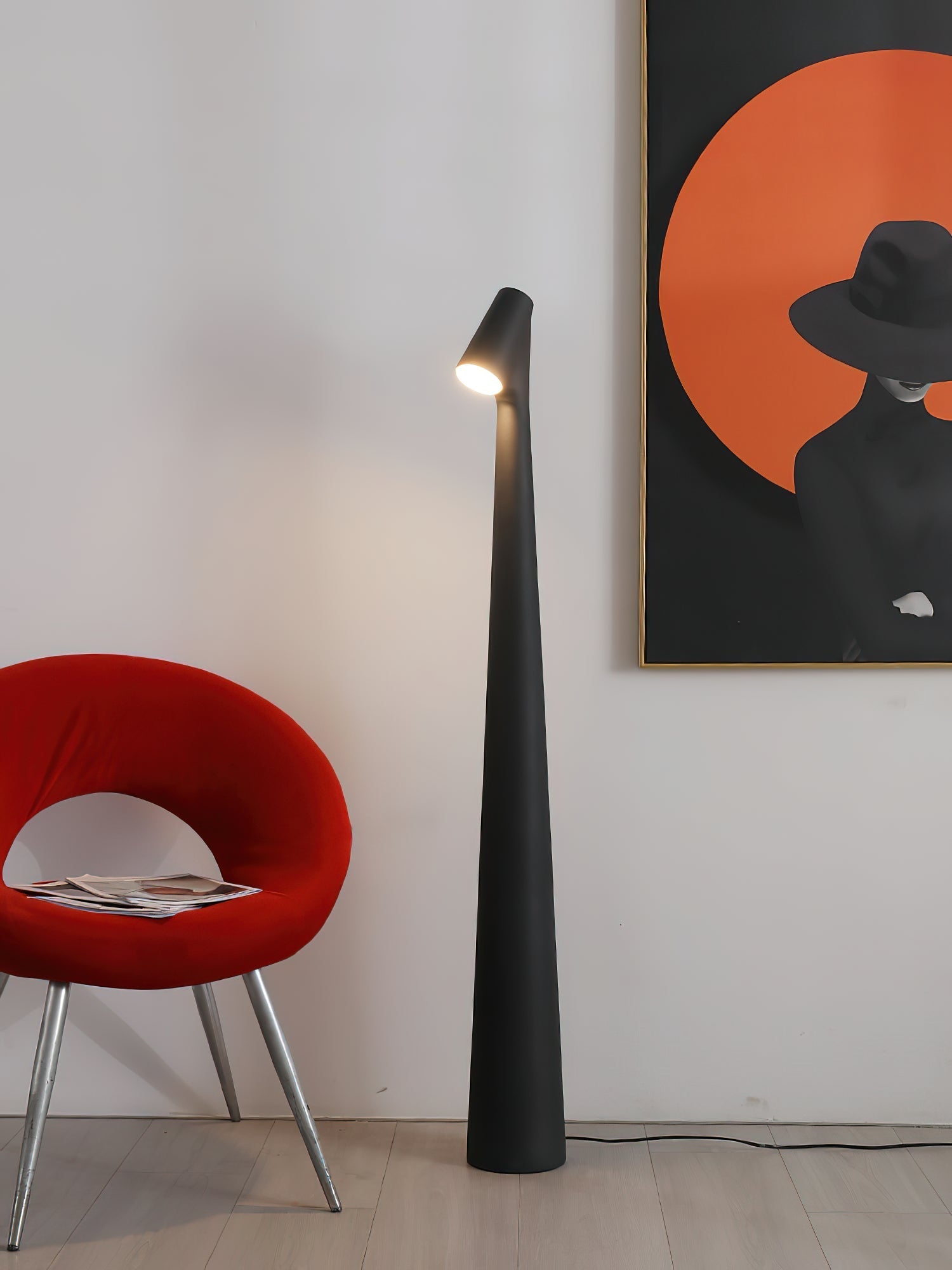 Imiril Sculptural Floor Lamp-Neutral Decor