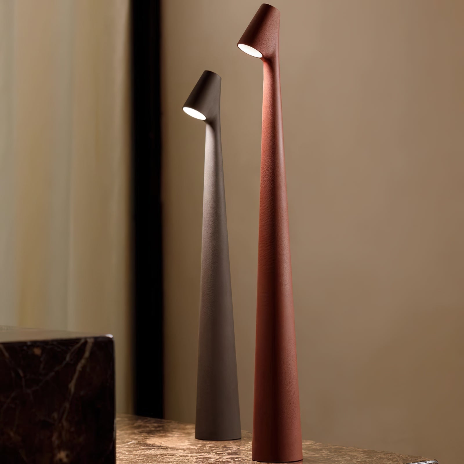 Imiril Sculptural Floor Lamp-Neutral Decor