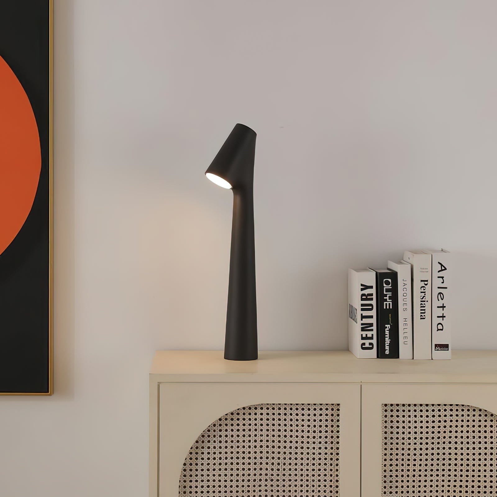 Wilen Acrylic Minimalist Table Lamp-Neutral Decor