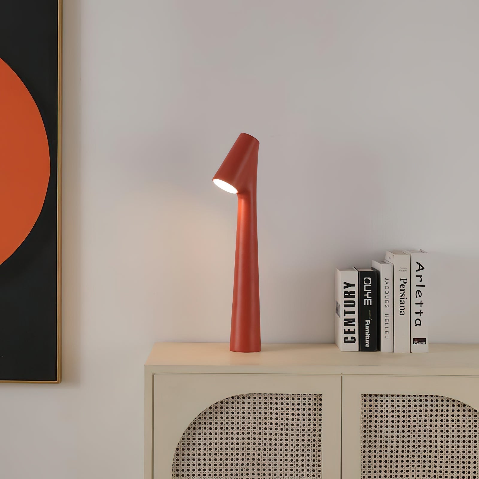 Wilen Acrylic Minimalist Table Lamp-Neutral Decor