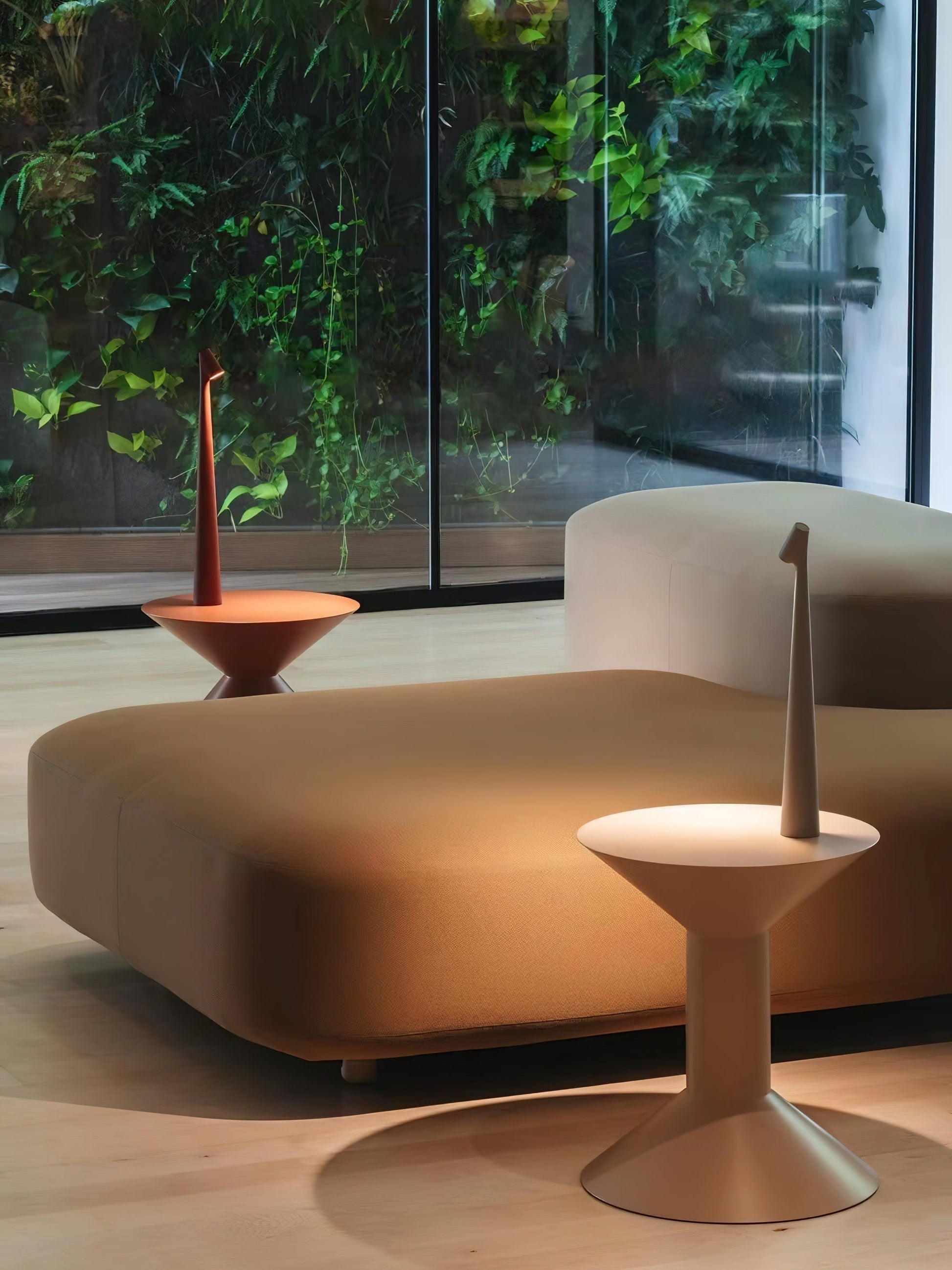 Wilen Acrylic Minimalist Table Lamp-Neutral Decor