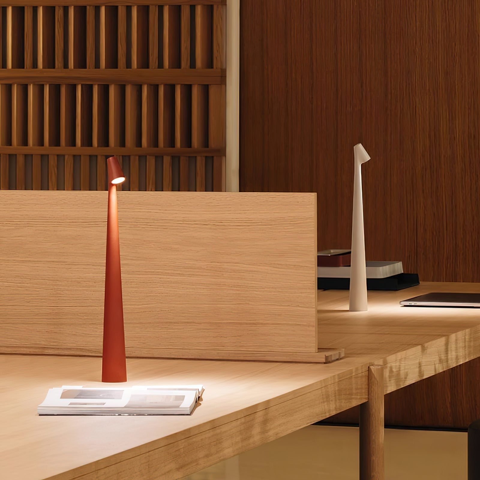 Wilen Acrylic Minimalist Table Lamp-Neutral Decor