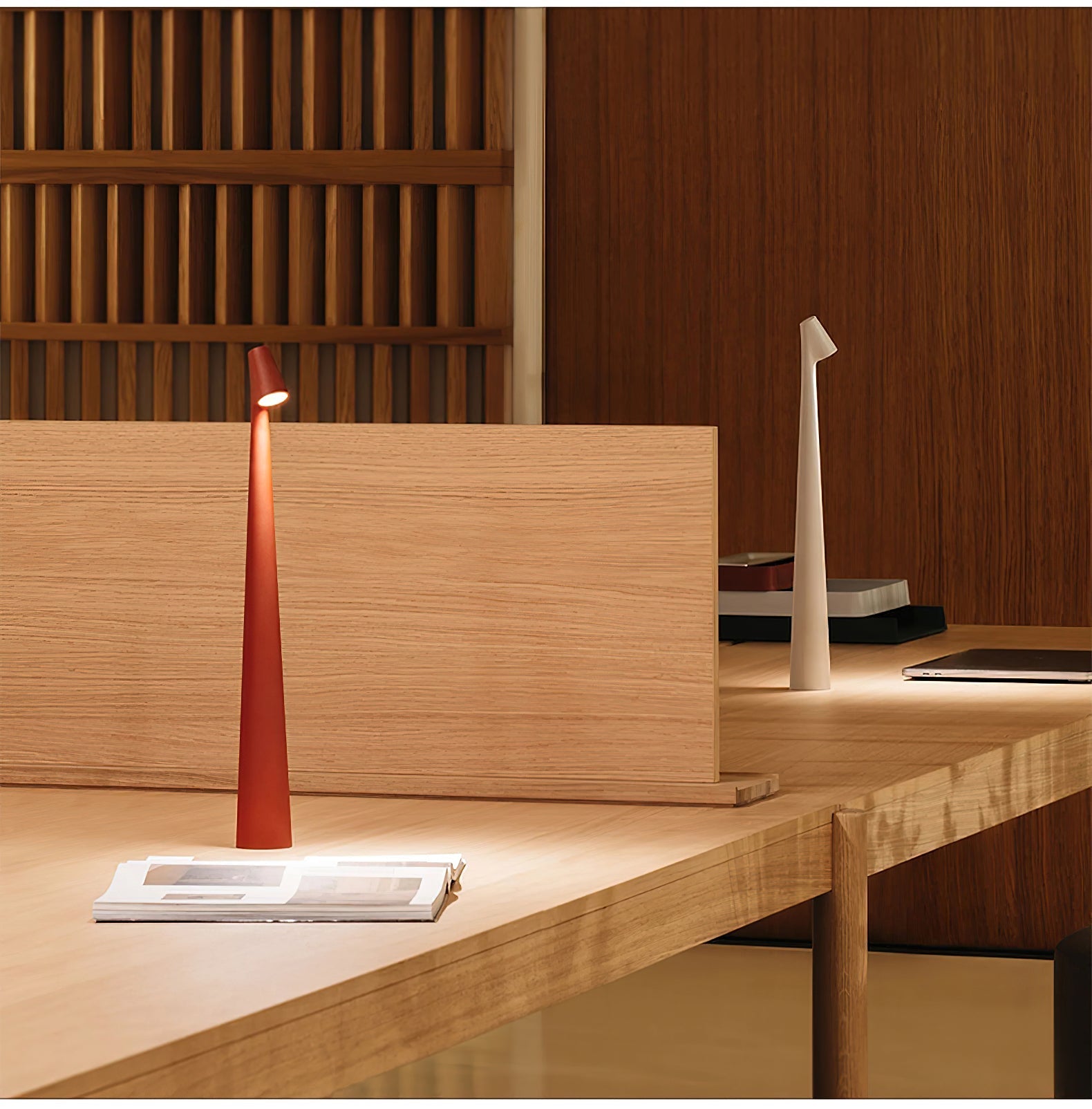 Wilen Acrylic Minimalist Table Lamp-Neutral Decor