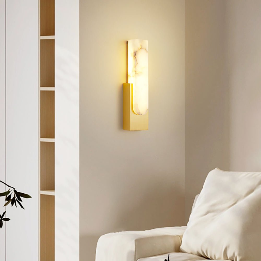 Xaldy Alabaster Wall Light-Neutral Decor