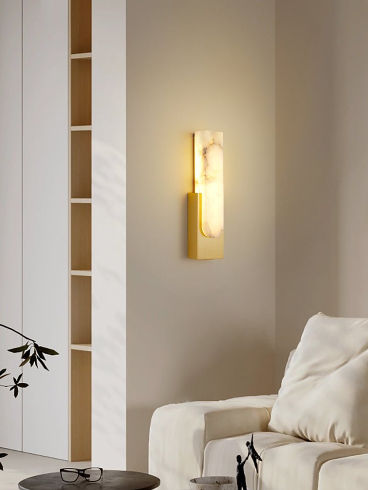Xaldy Alabaster Wall Light-Neutral Decor