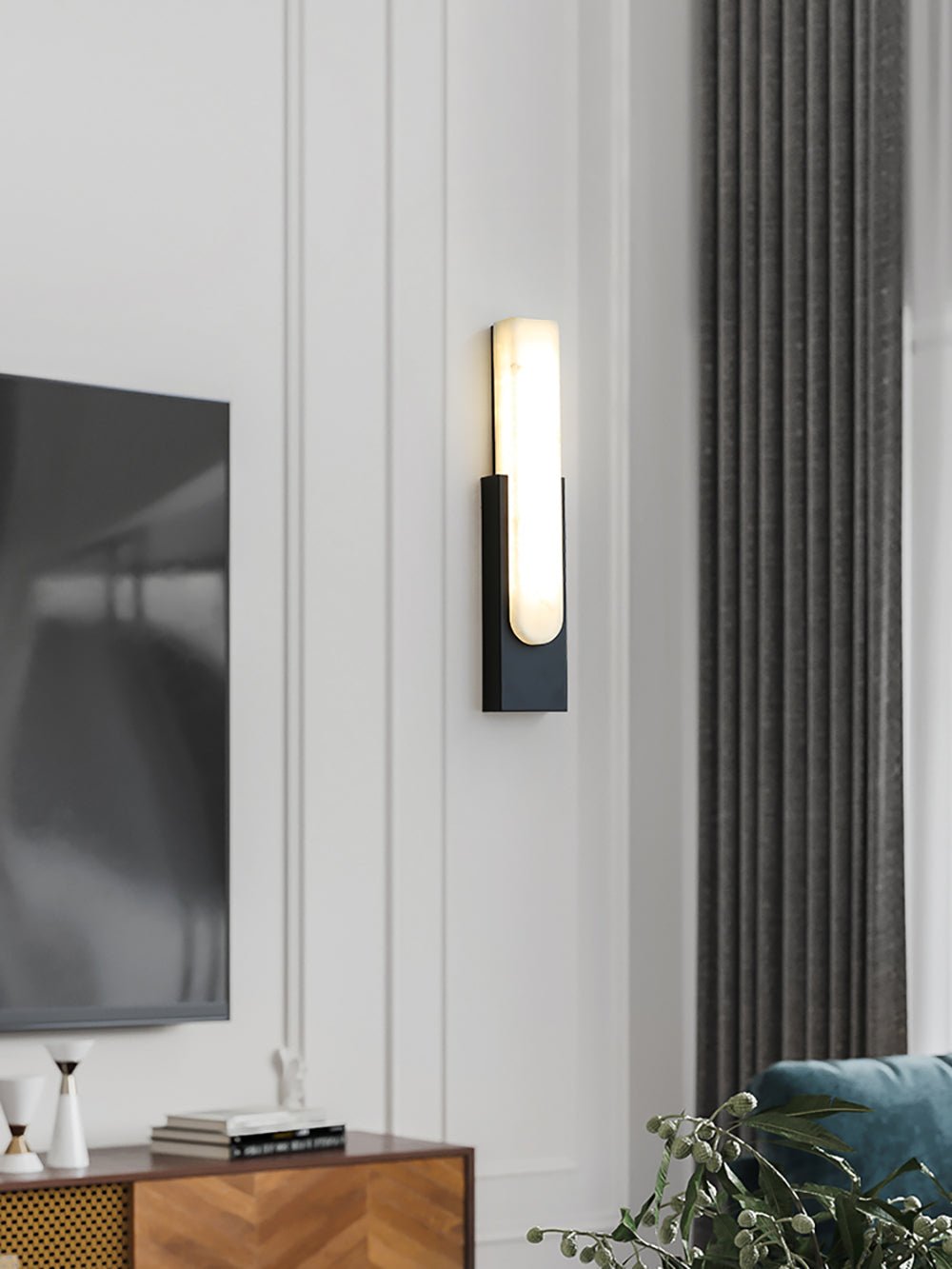 Xaldy Alabaster Wall Light-Neutral Decor