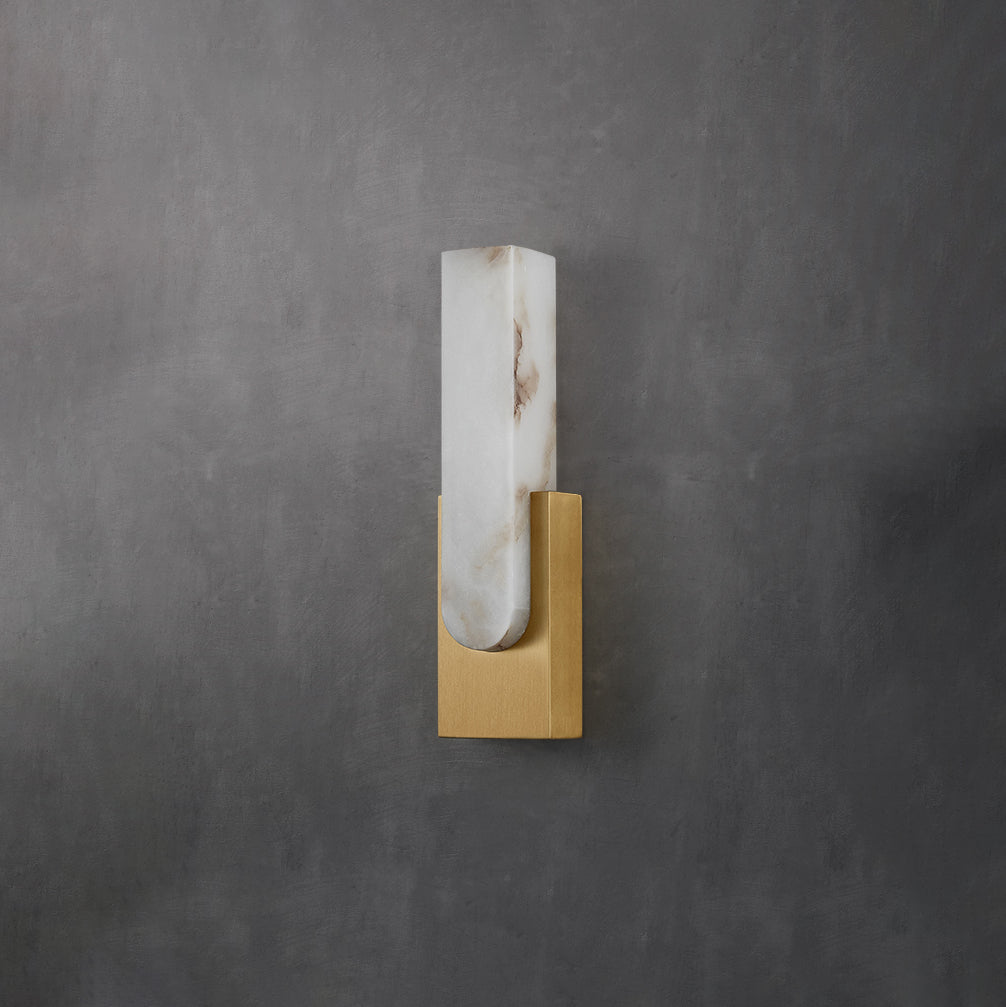 Xaldy Alabaster Wall Light-Neutral Decor