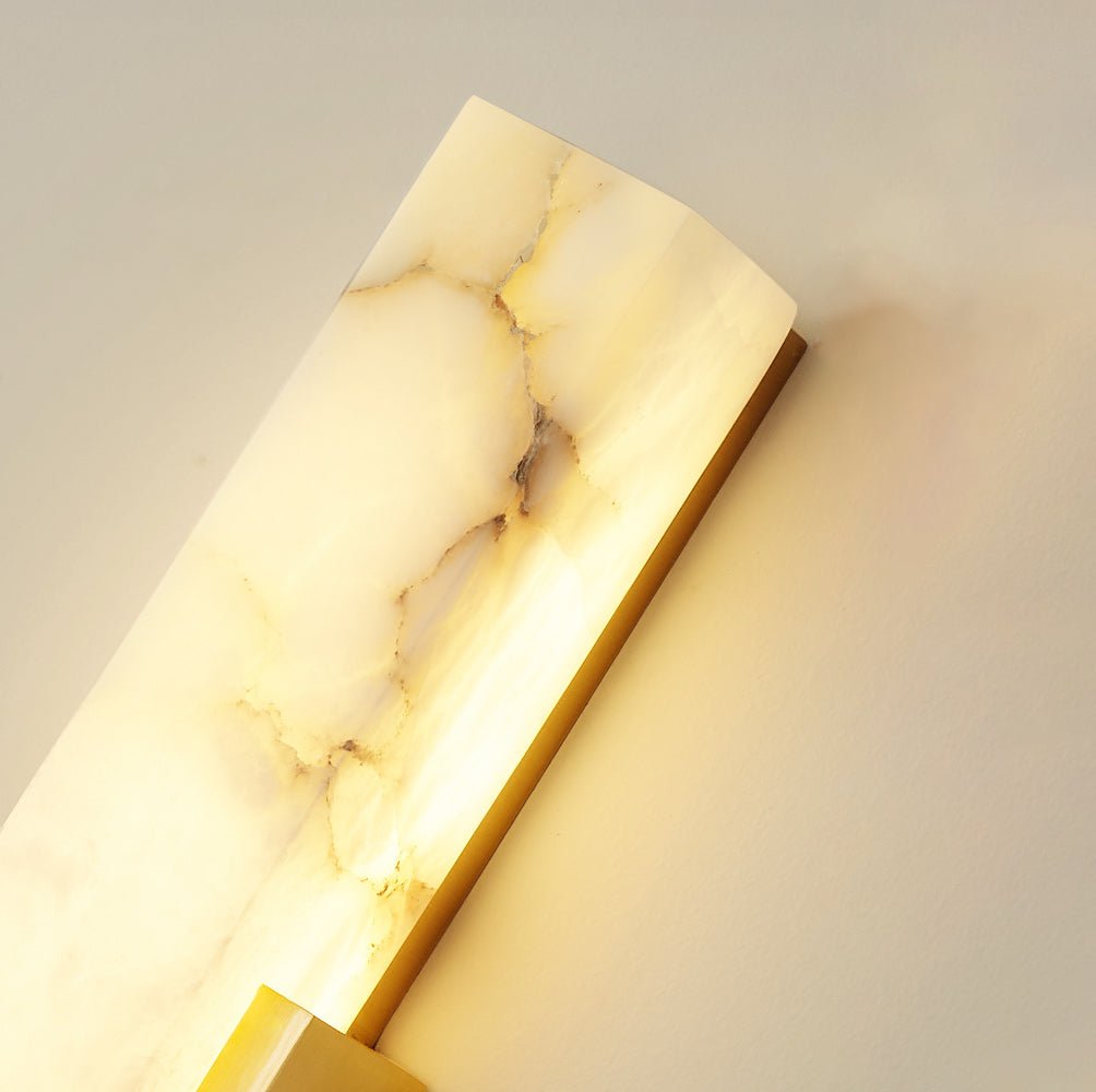 Xaldy Alabaster Wall Light-Neutral Decor