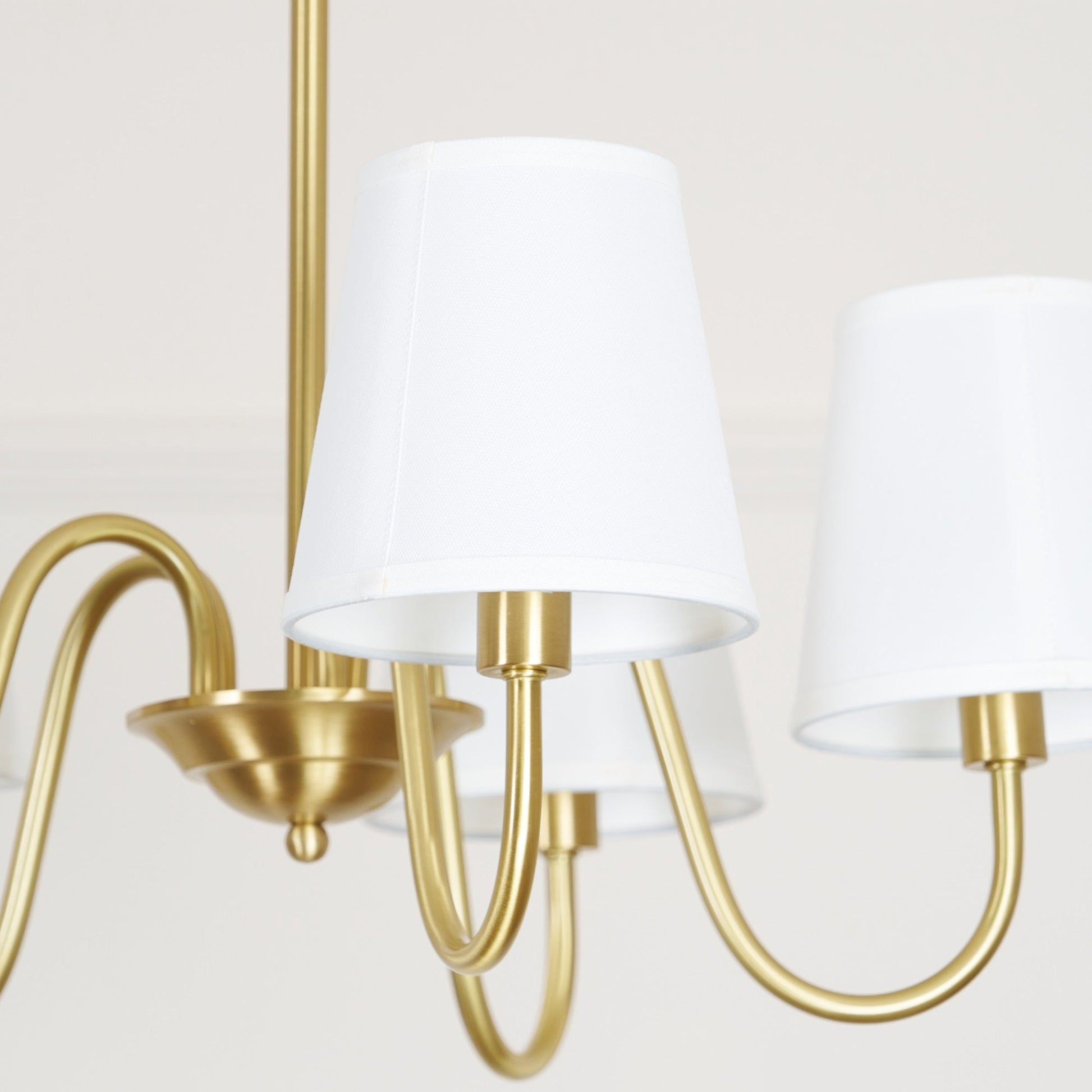 Dalen Traditional Stacey Fabric Chandelier-Neutral Decor