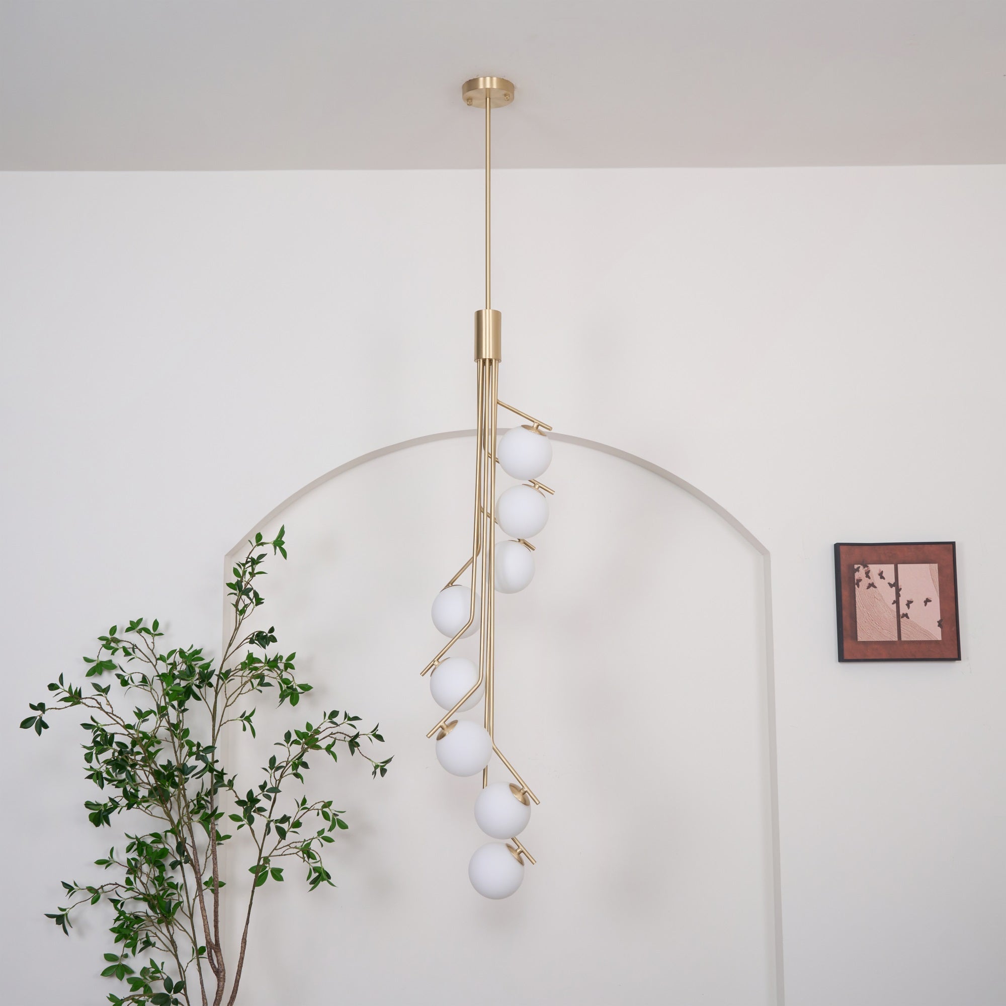 Ageet Modern Minimalist  Glass Pendant Light