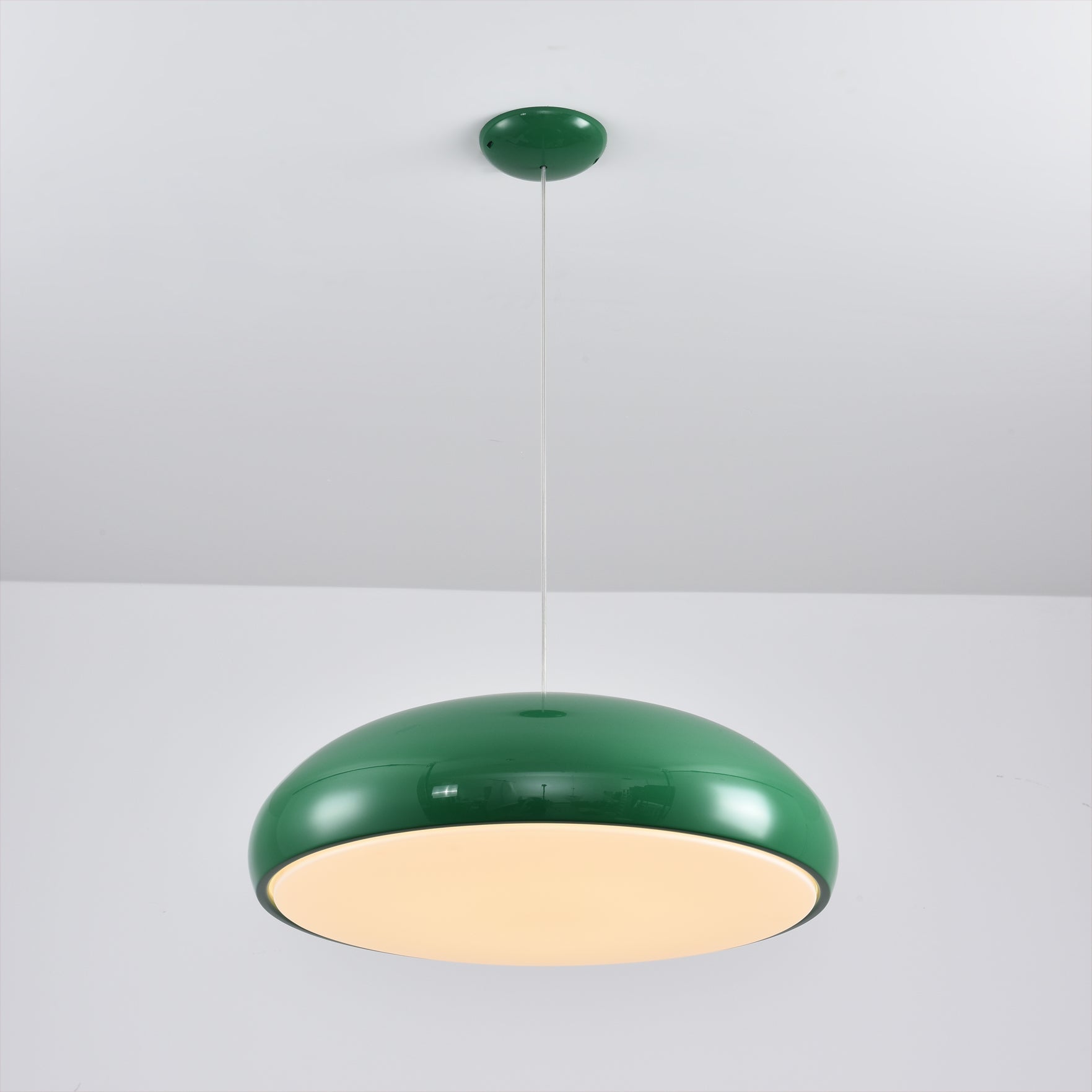 Detail shot of the light fixture and bulb base.