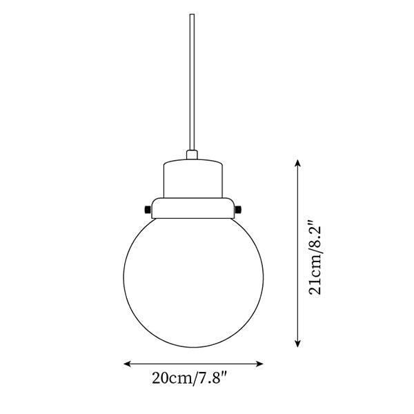 Duvon Globe Pendant Lamp
