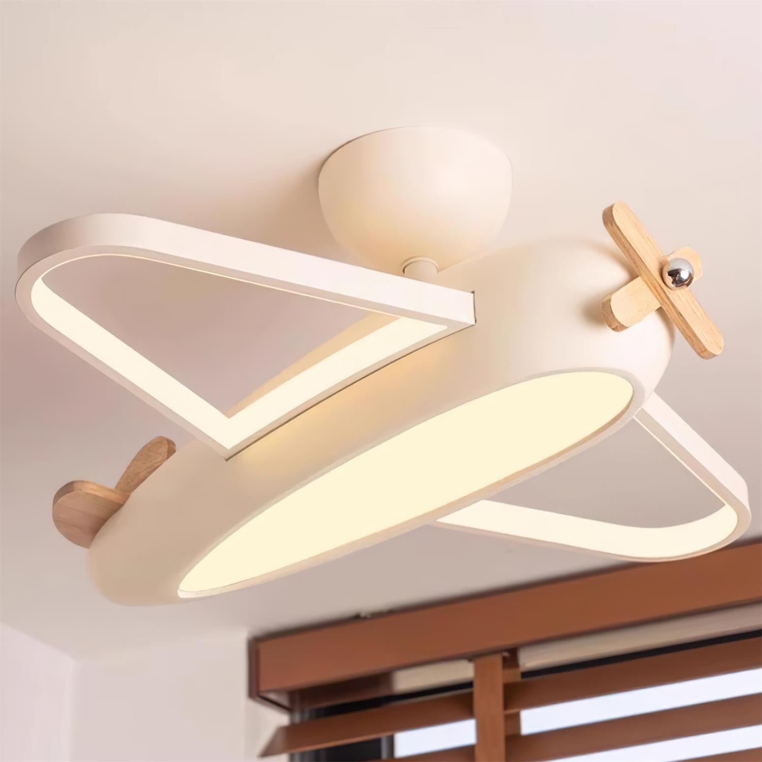 Sorin Ceiling Lamp Airplane for Kids’ Room with Playful Charm-Neutral Decor