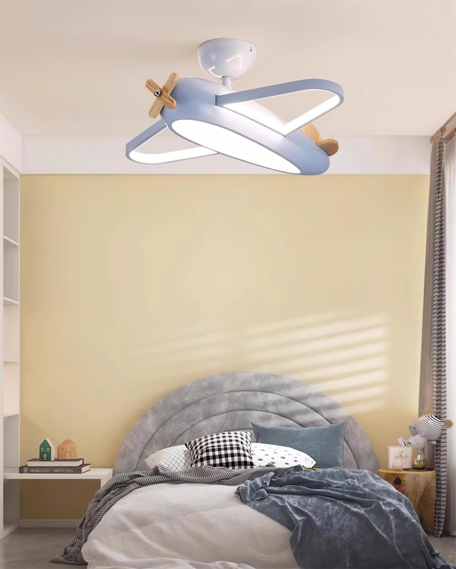 Sorin Ceiling Lamp Airplane for Kids’ Room with Playful Charm-Neutral Decor