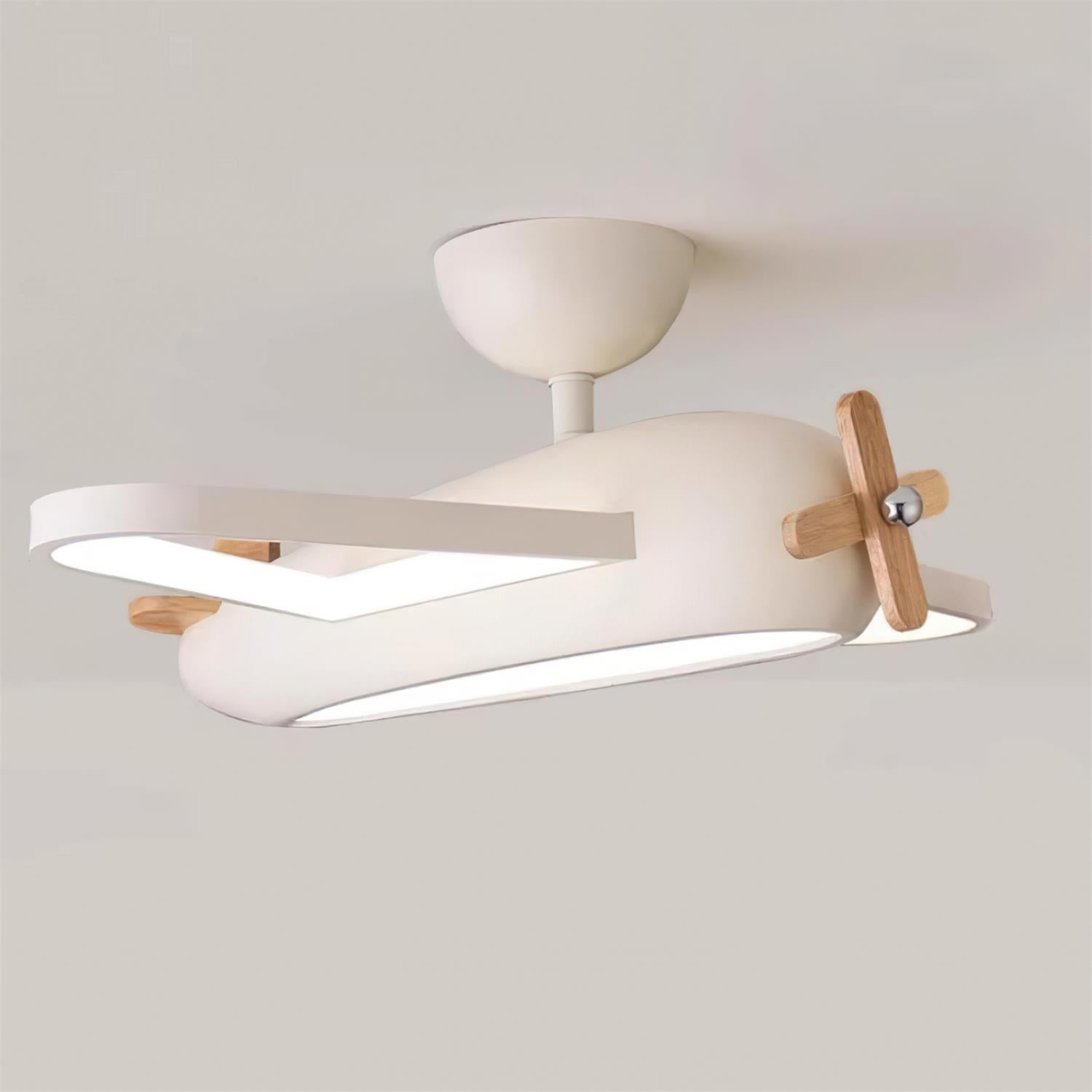 Sorin Ceiling Lamp Airplane for Kids’ Room with Playful Charm-Neutral Decor