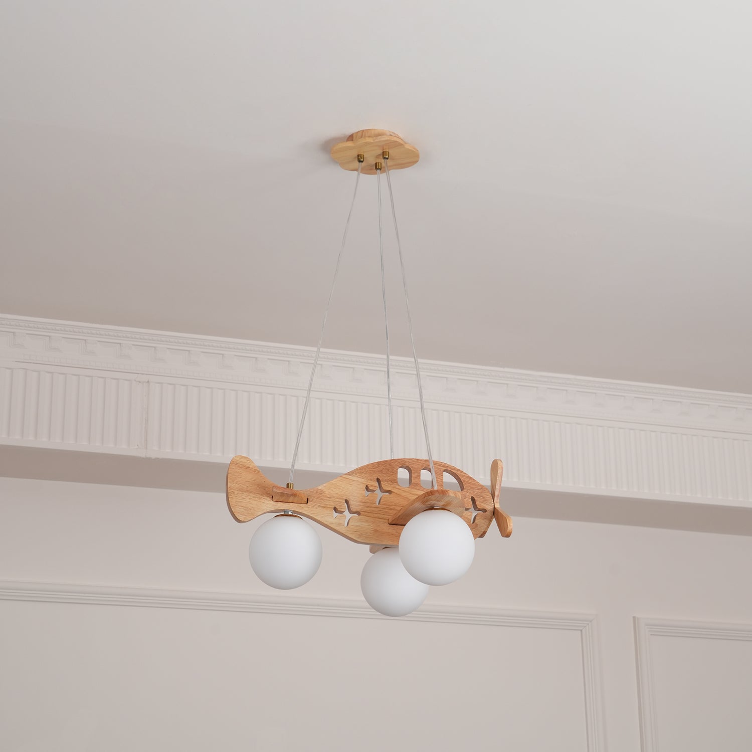 Emelir Wood Artistic Pendant Lamp-Neutral Decor