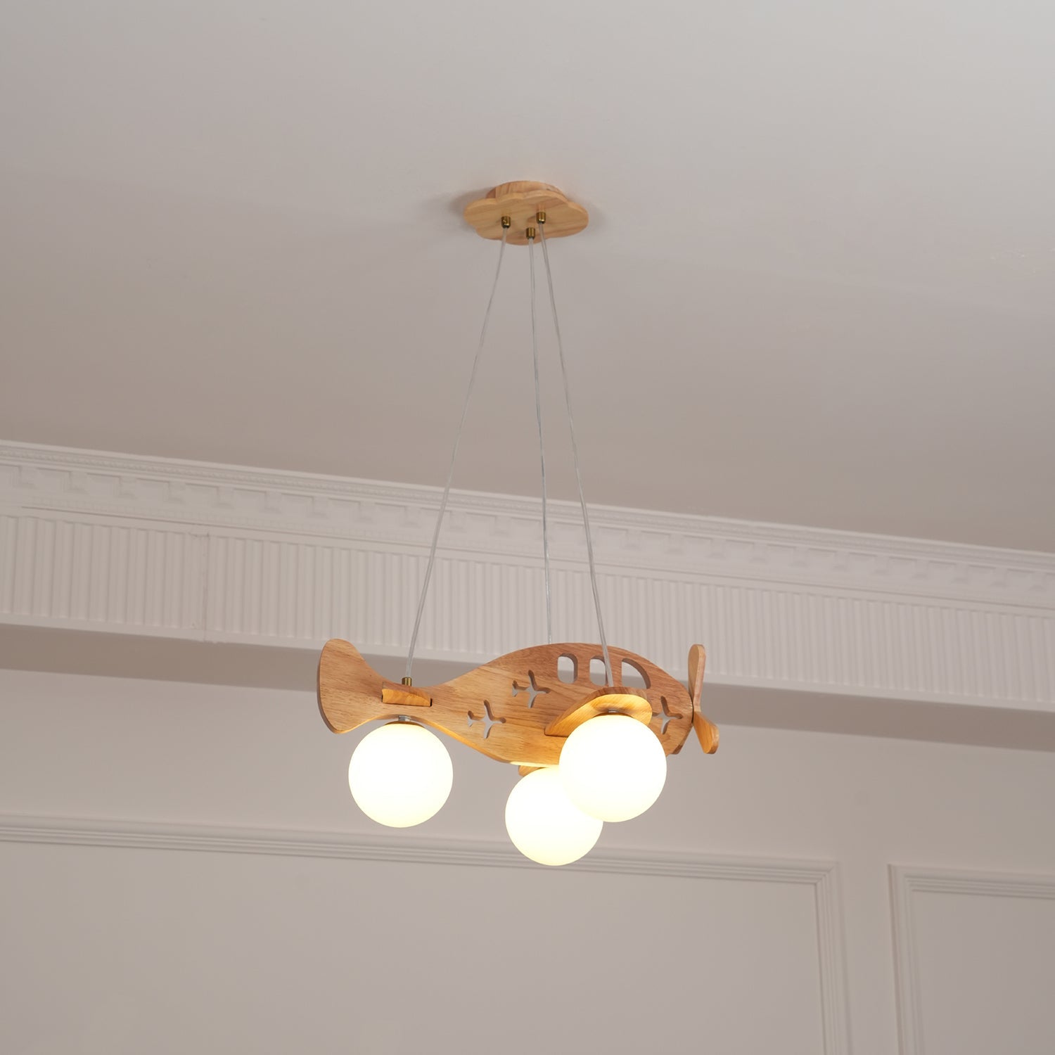 Emelir Wood Artistic Pendant Lamp-Neutral Decor
