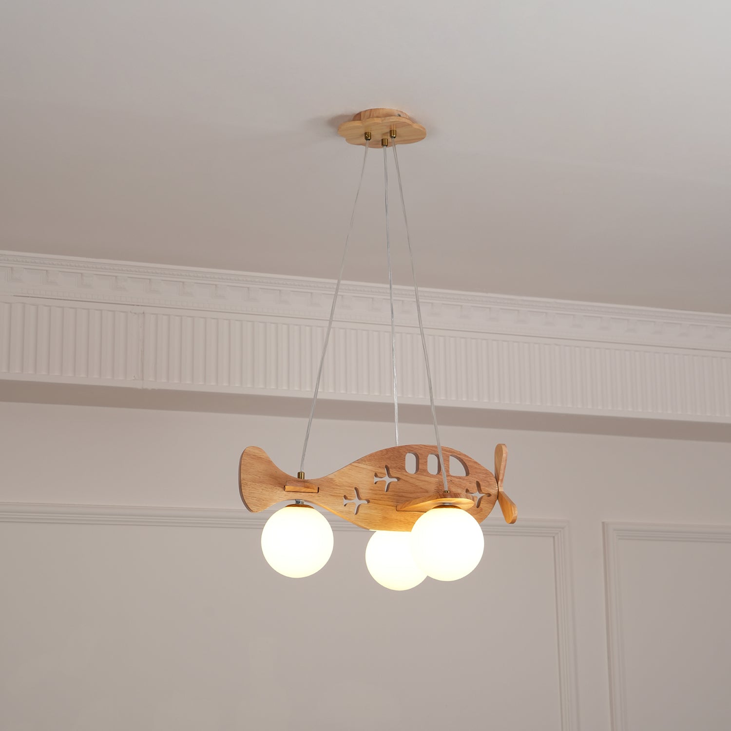 Emelir Wood Artistic Pendant Lamp-Neutral Decor