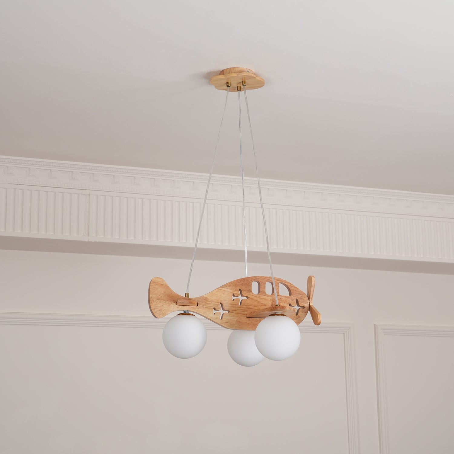 Emelir Wood Artistic Pendant Lamp-Neutral Decor