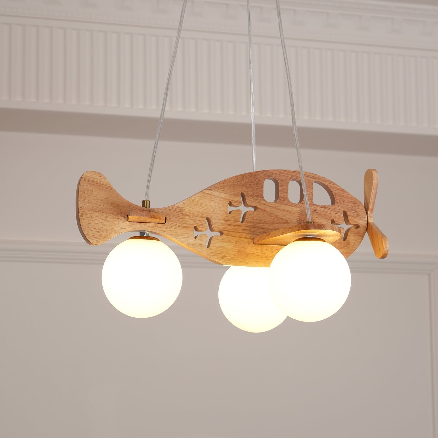 Emelir Wood Artistic Pendant Lamp-Neutral Decor