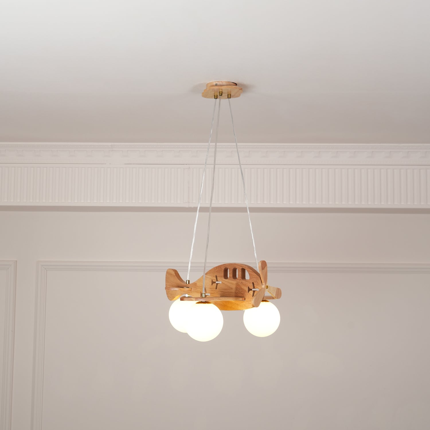 Emelir Wood Artistic Pendant Lamp-Neutral Decor
