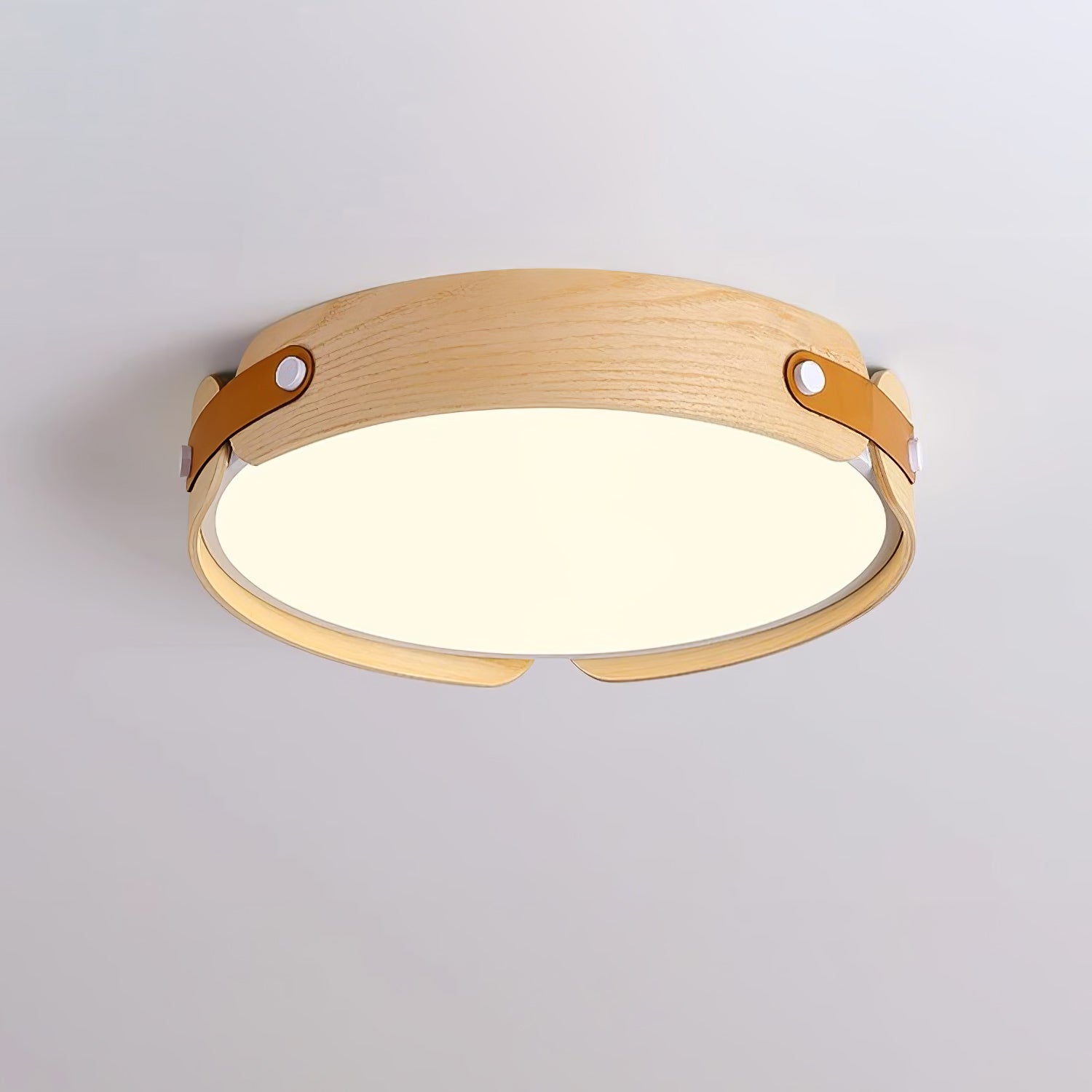 Edan Modern Minimalist Wood Ceiling Light-Neutral Decor