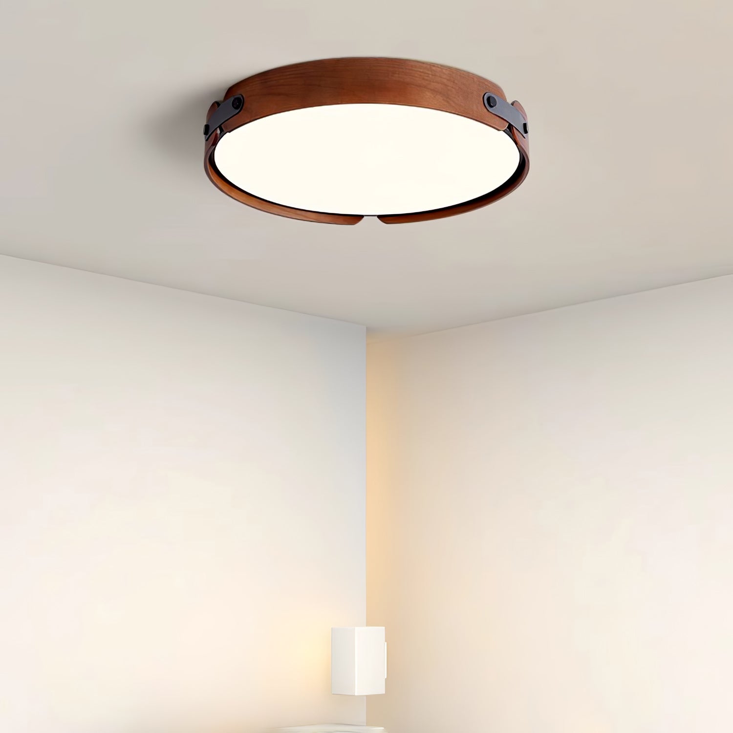 Edan Modern Minimalist Wood Ceiling Light-Neutral Decor