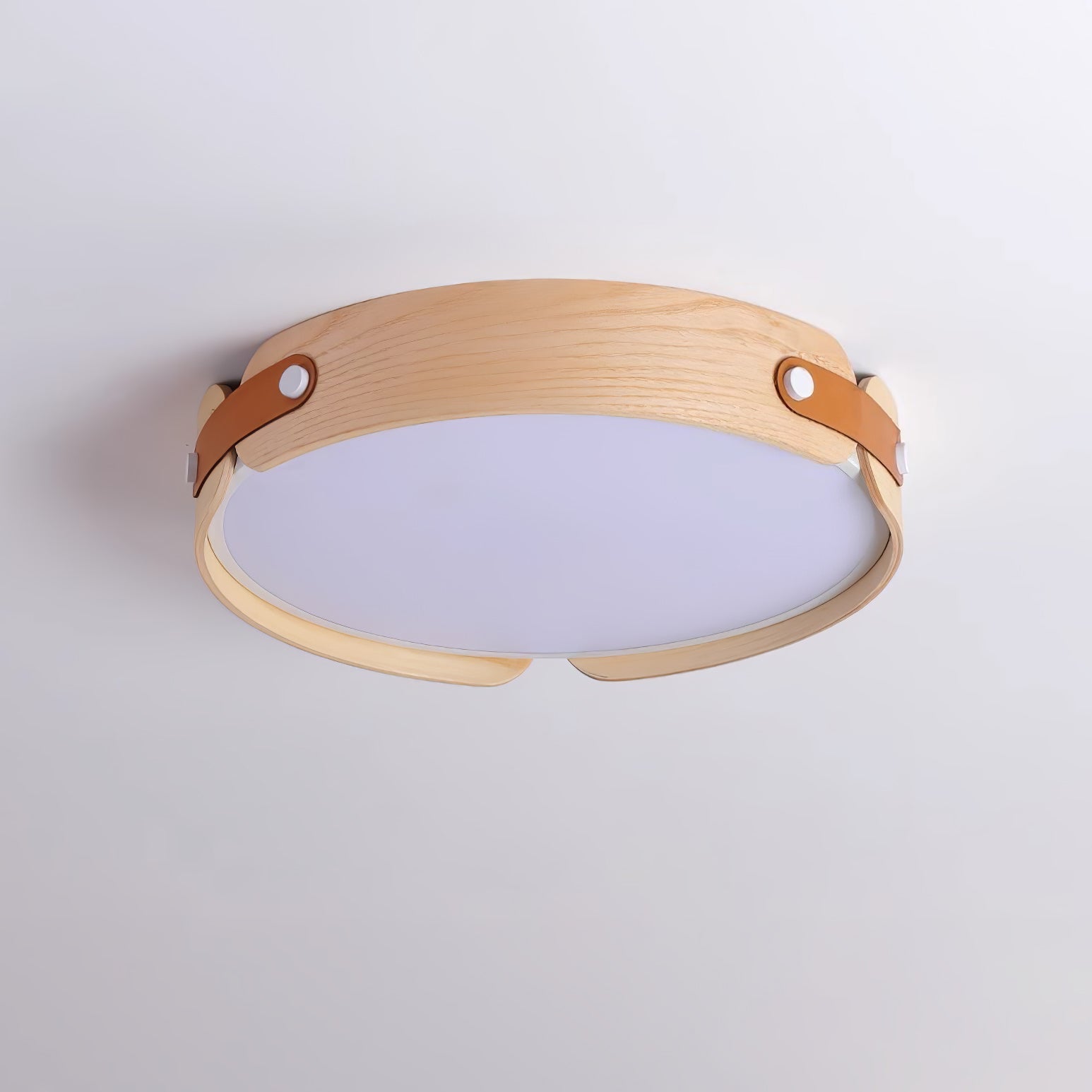 Edan Modern Minimalist Wood Ceiling Light-Neutral Decor