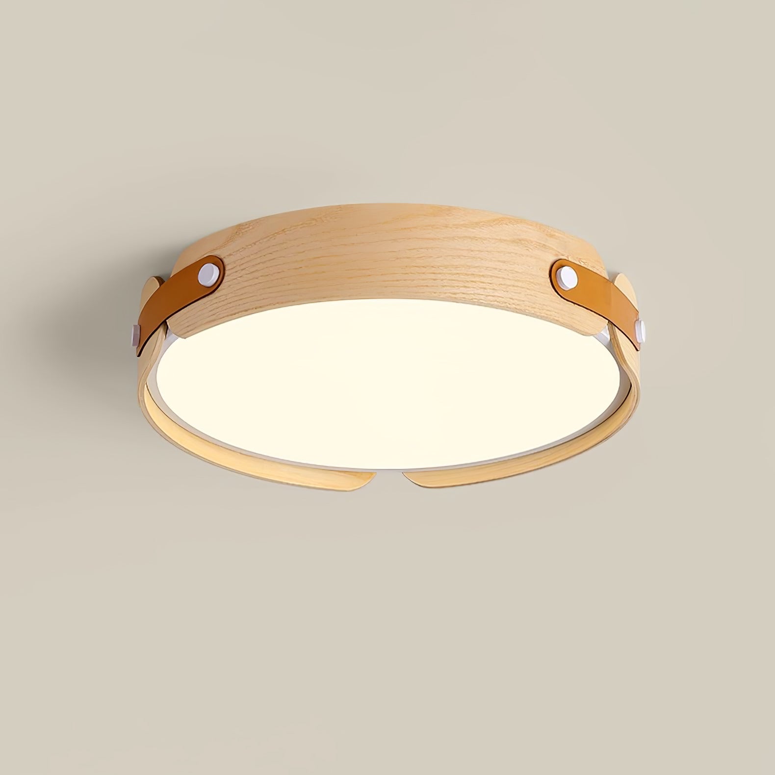 Edan Modern Minimalist Wood Ceiling Light-Neutral Decor