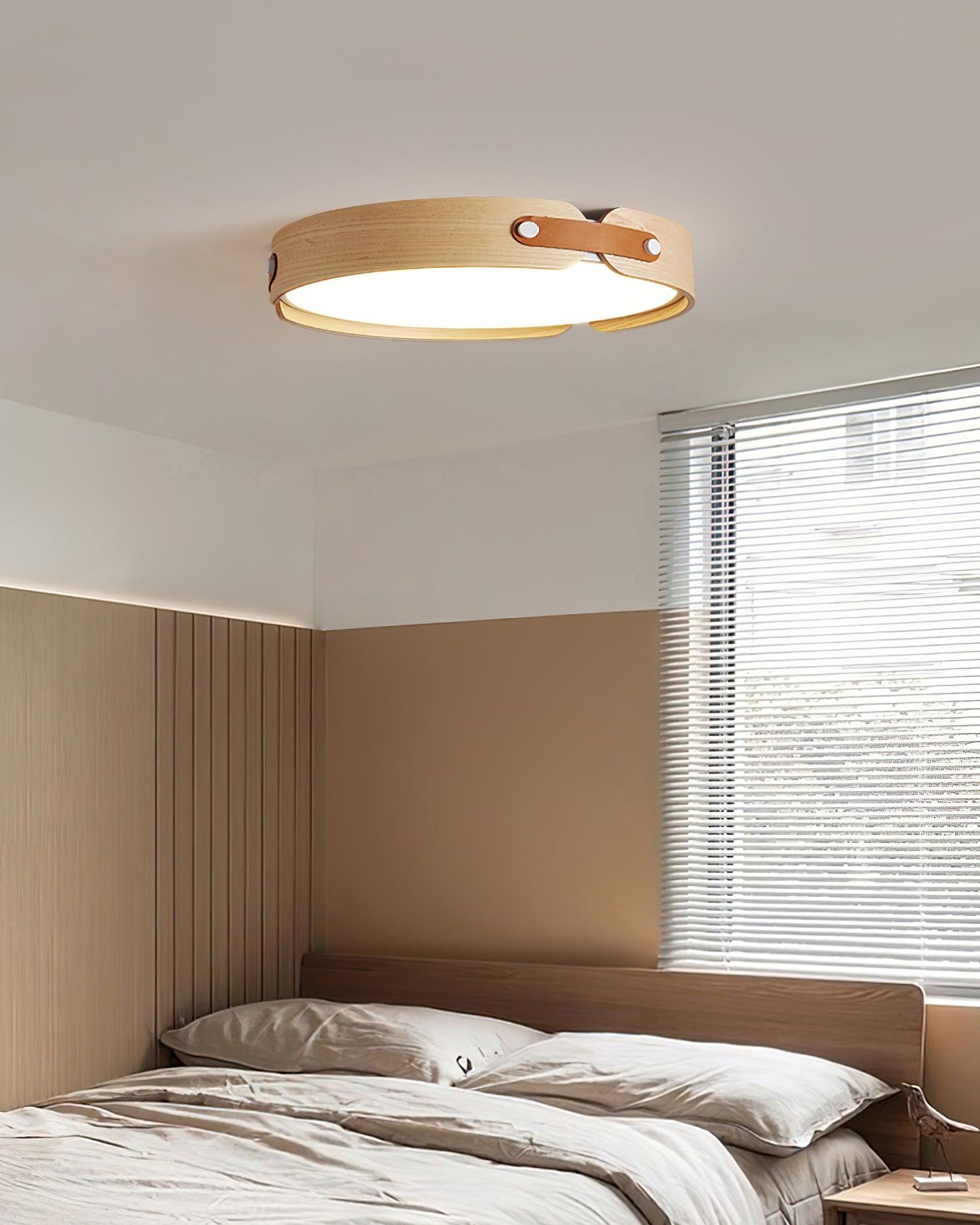 Edan Modern Minimalist Wood Ceiling Light-Neutral Decor