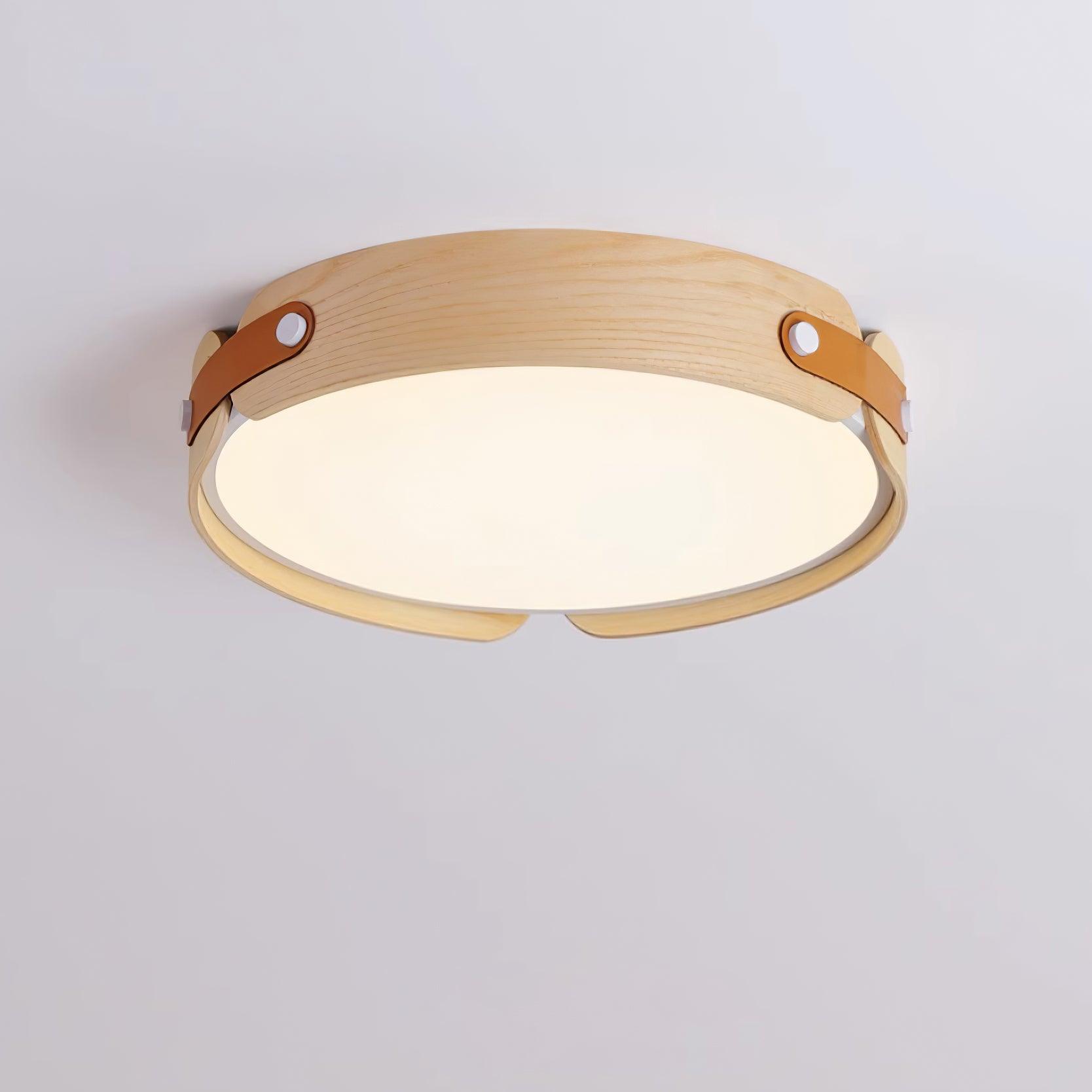 Edan Modern Minimalist Wood Ceiling Light-Neutral Decor