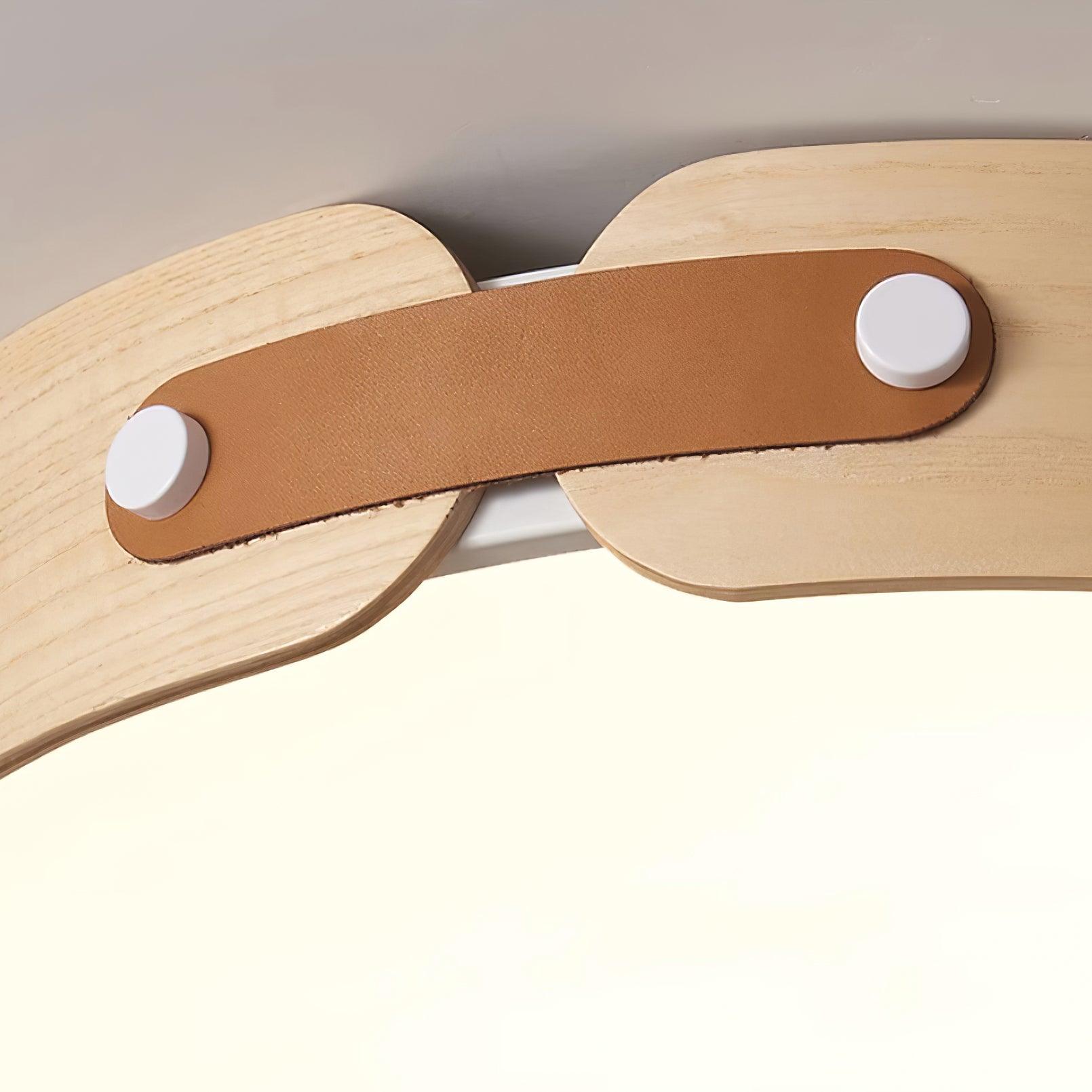 Edan Modern Minimalist Wood Ceiling Light-Neutral Decor