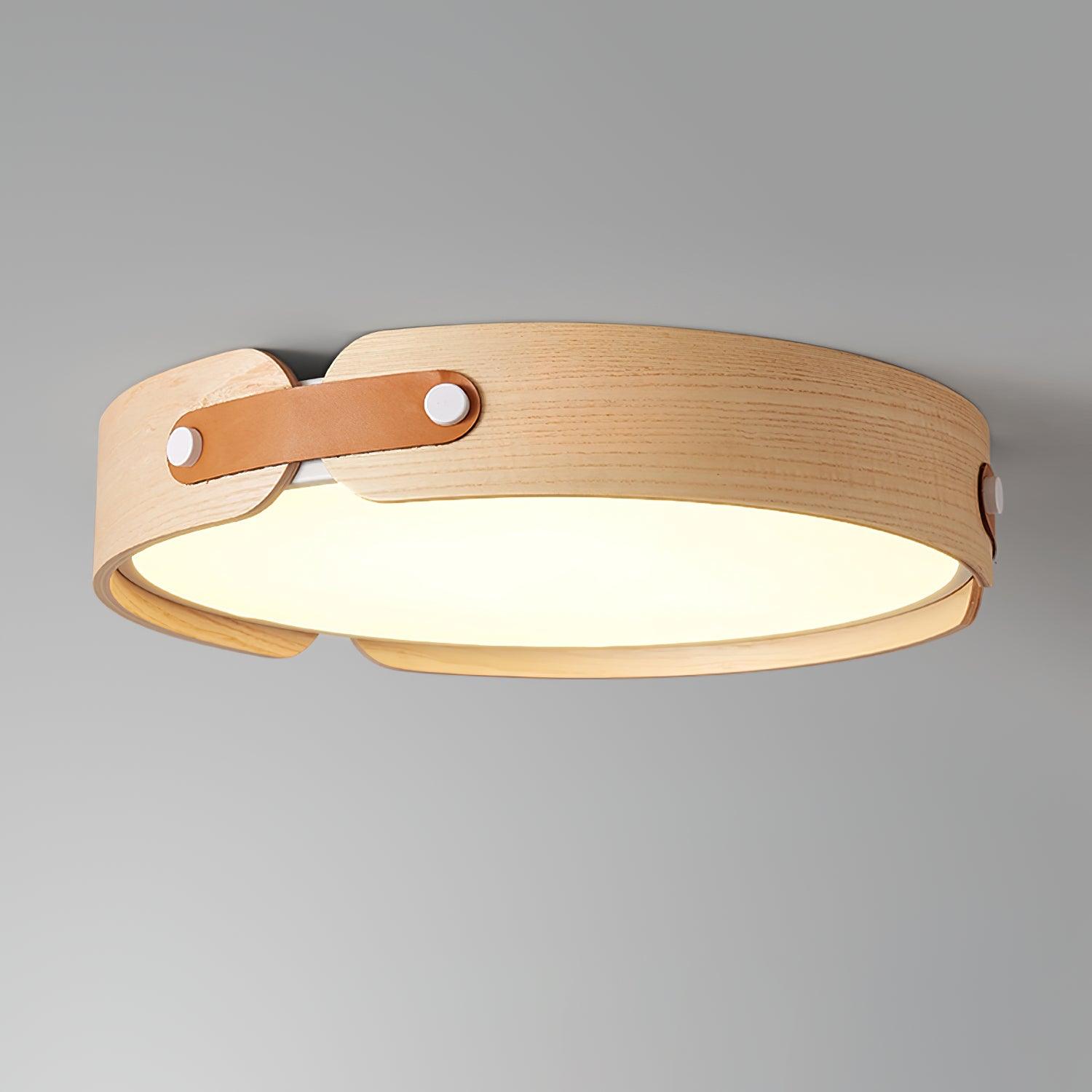 Edan Modern Minimalist Wood Ceiling Light-Neutral Decor