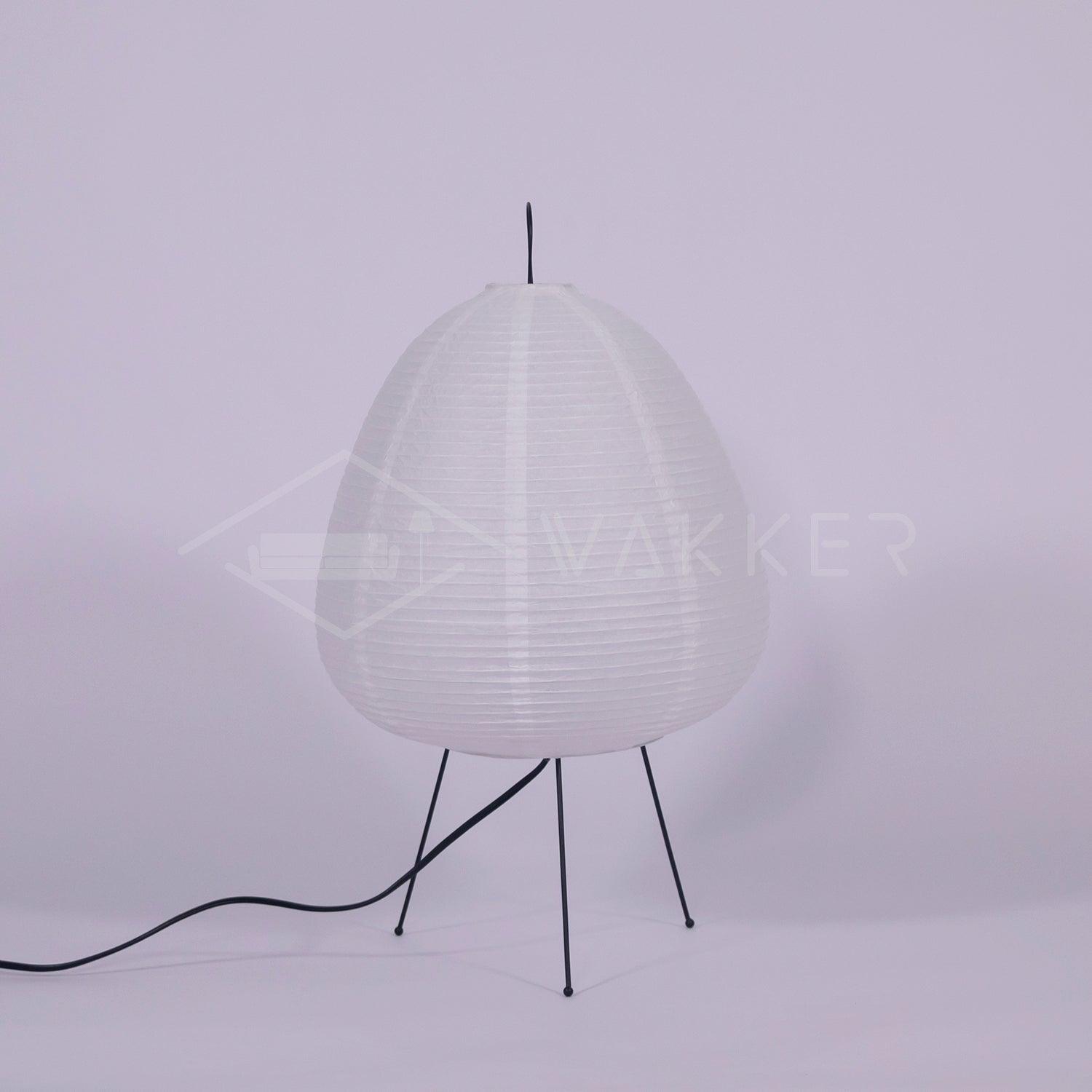 Tranquilux Paper Japanese-Inspired Table Lamp-Neutral Decor