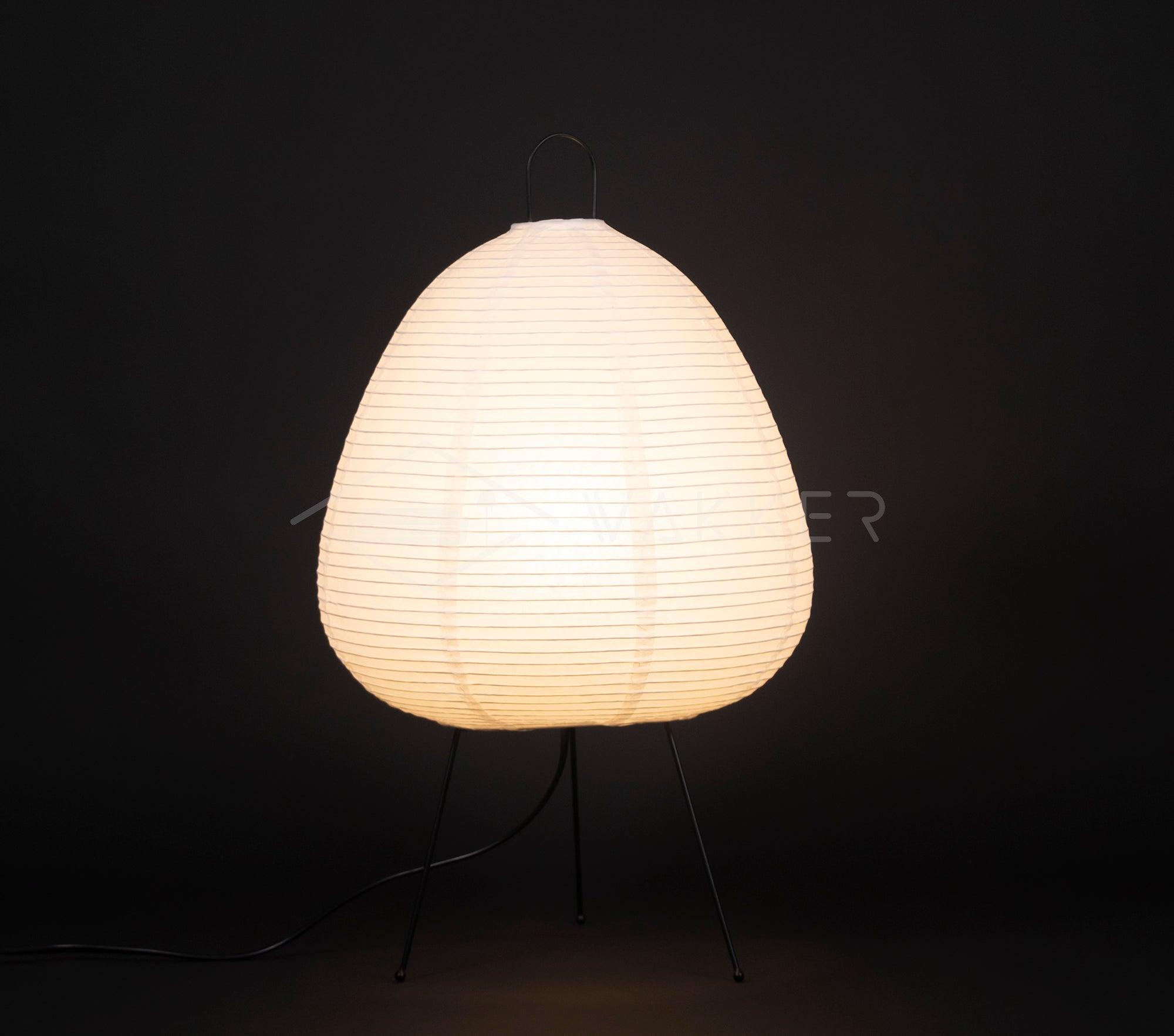 Tranquilux Paper Japanese-Inspired Table Lamp-Neutral Decor