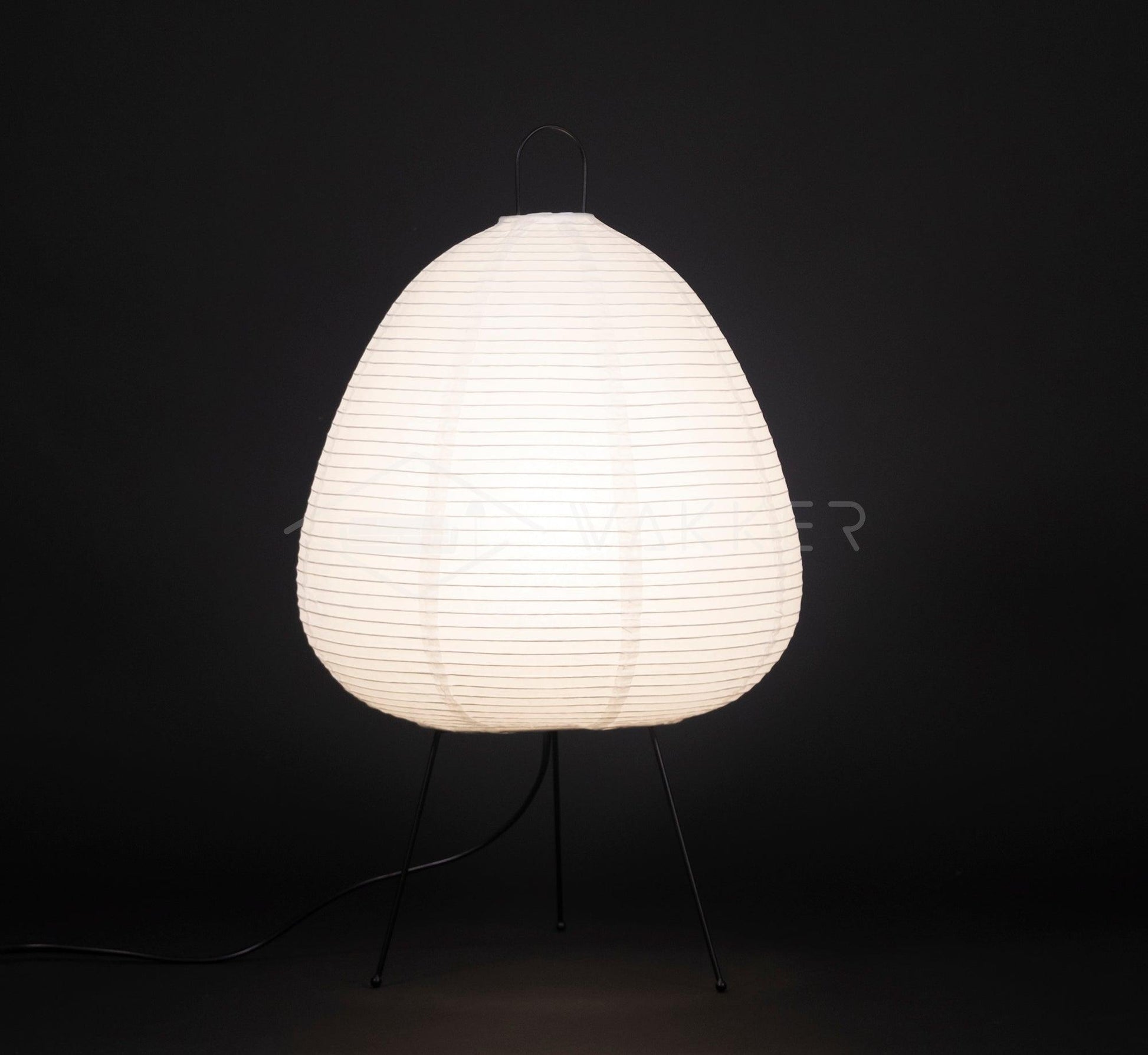 Tranquilux Paper Japanese-Inspired Table Lamp-Neutral Decor