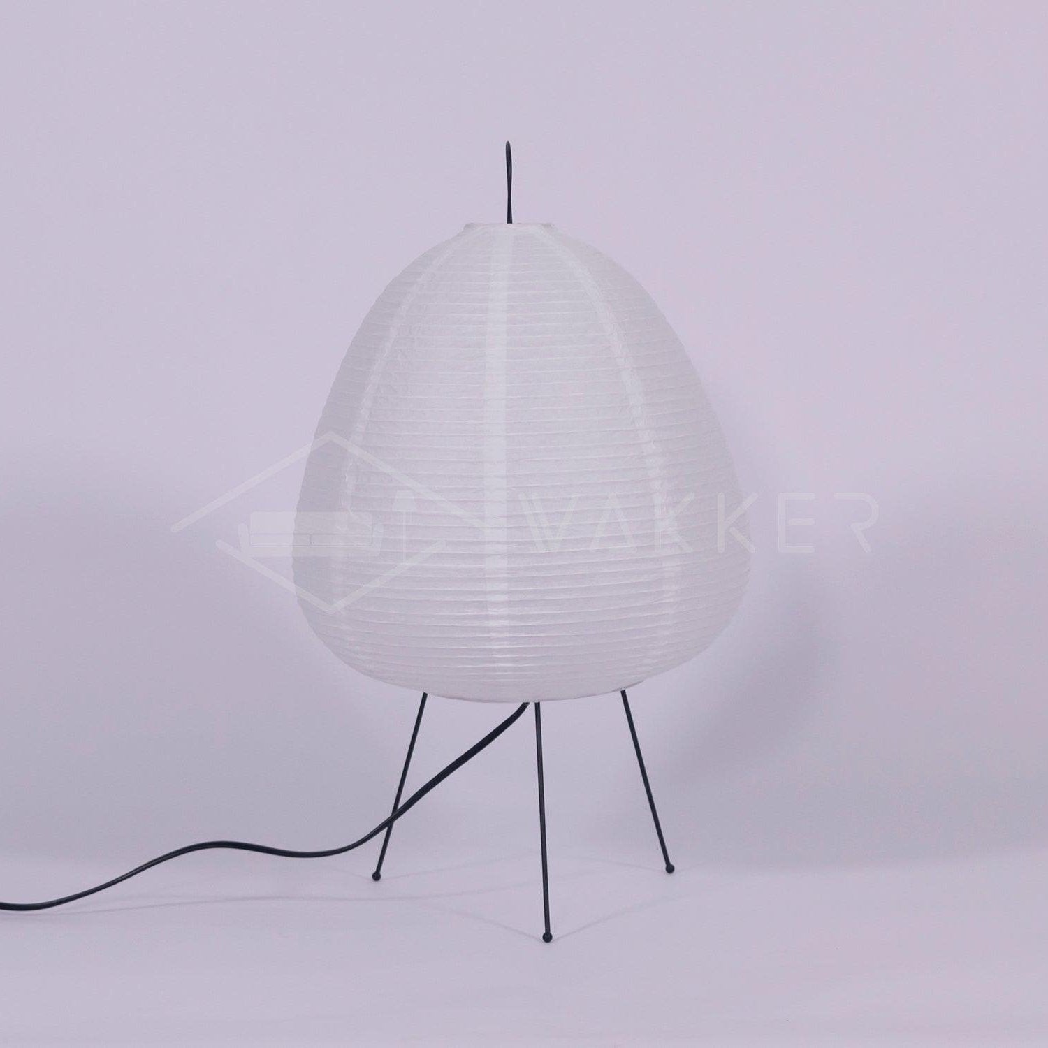 Tranquilux Paper Japanese-Inspired Table Lamp-Neutral Decor