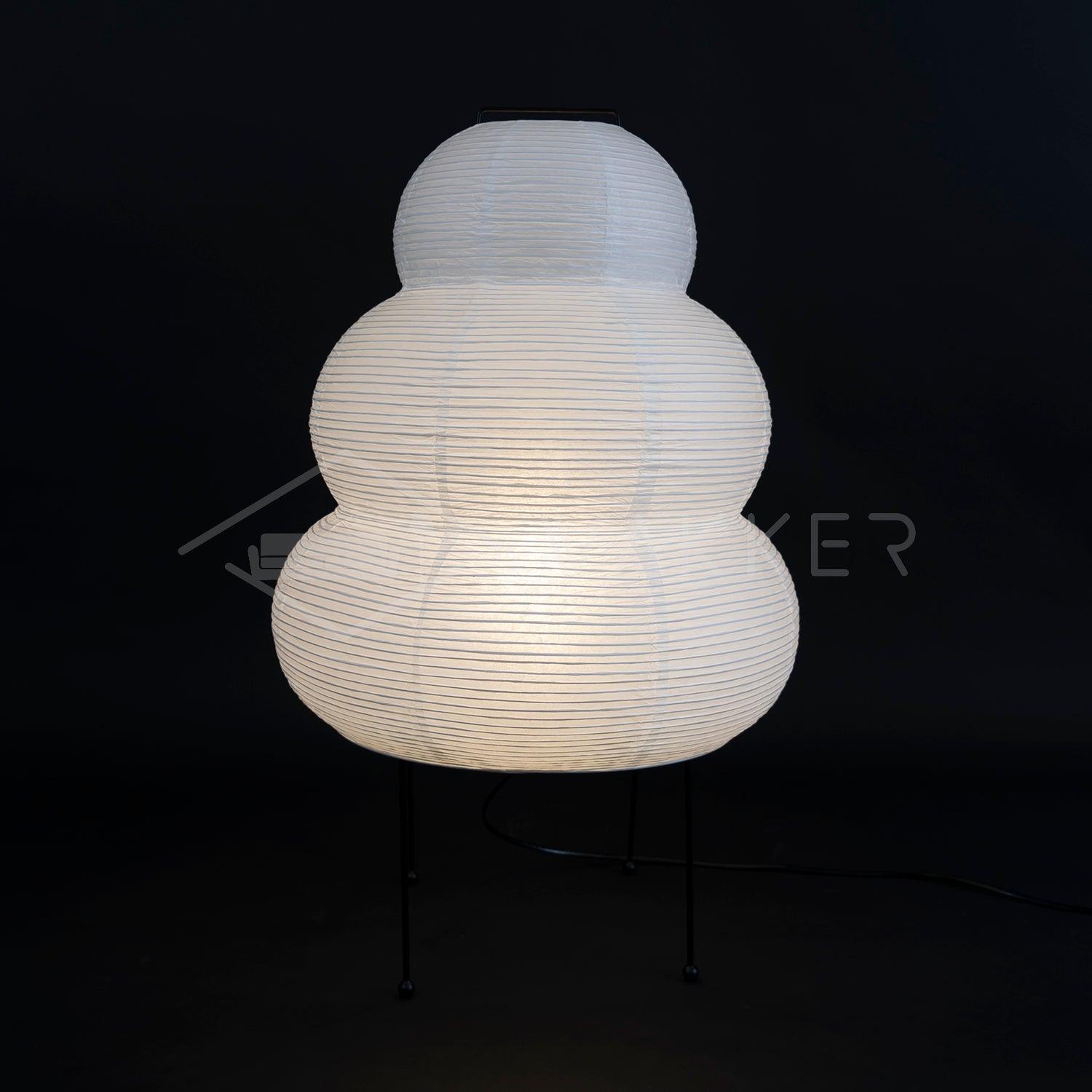 Tranquilux Paper Japanese-Inspired Table Lamp-Neutral Decor
