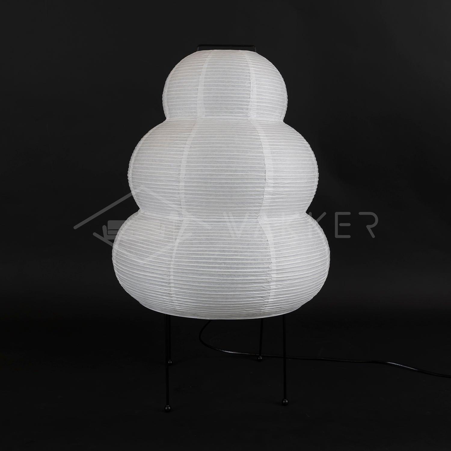 Tranquilux Paper Japanese-Inspired Table Lamp-Neutral Decor