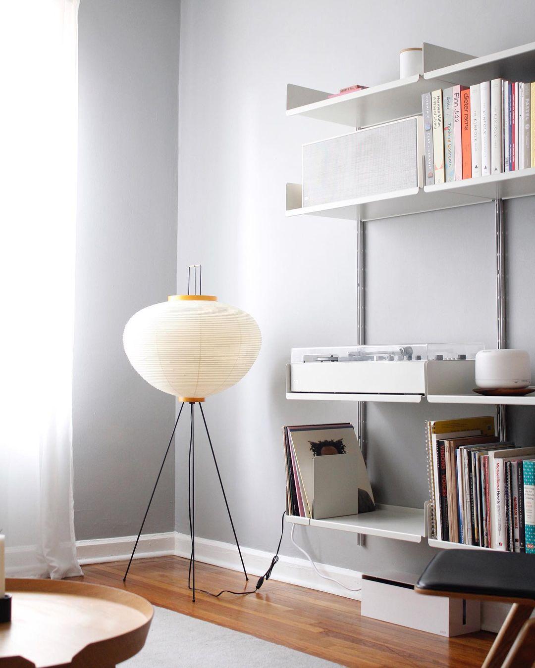 Krelix Paper Scandinavian Floor Lamp-Neutral Decor
