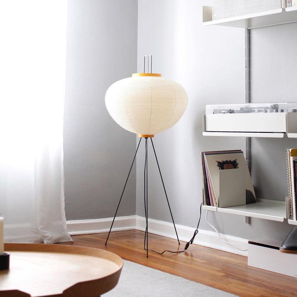 Krelix Paper Scandinavian Floor Lamp-Neutral Decor