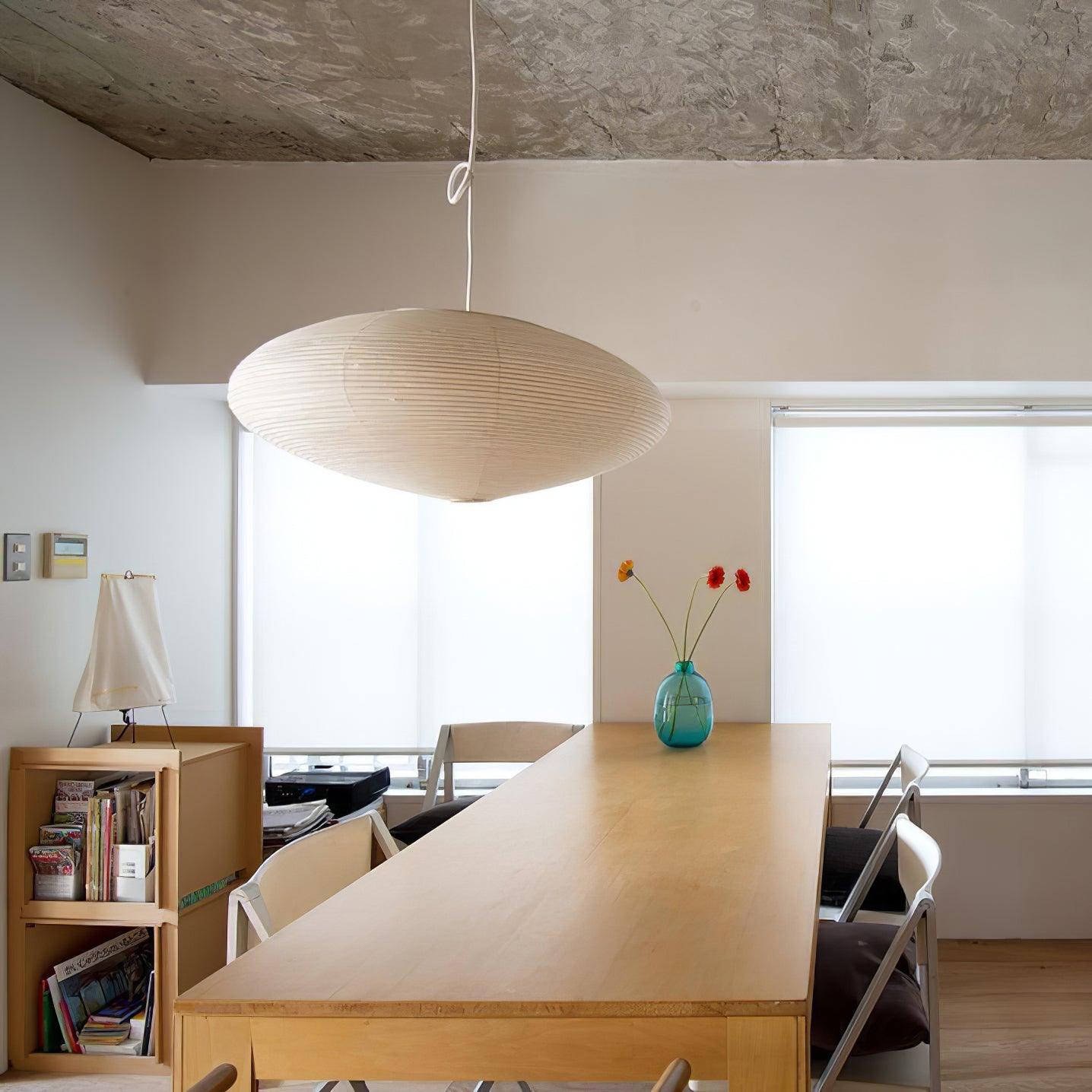 Orba Washi Paper 15A Pendant Light-Neutral Decor
