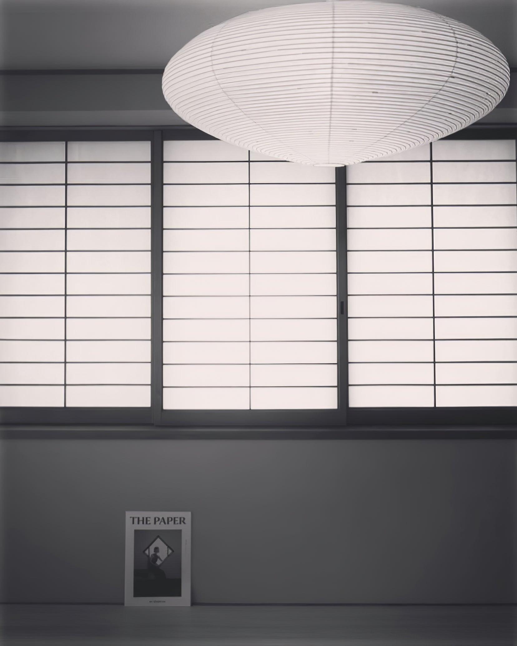 Orba Washi Paper 15A Pendant Light-Neutral Decor