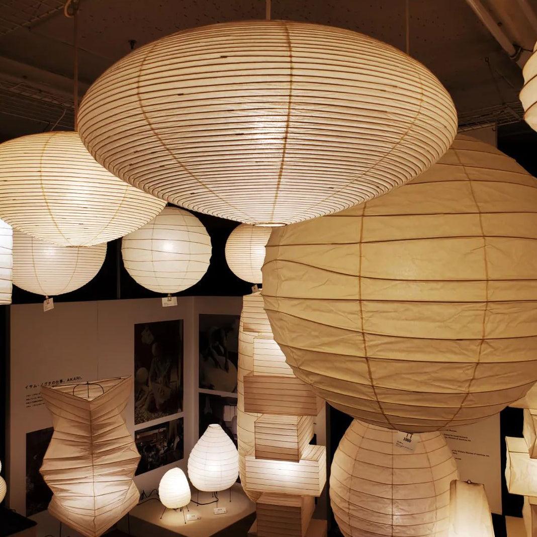 Orba Washi Paper 15A Pendant Light-Neutral Decor