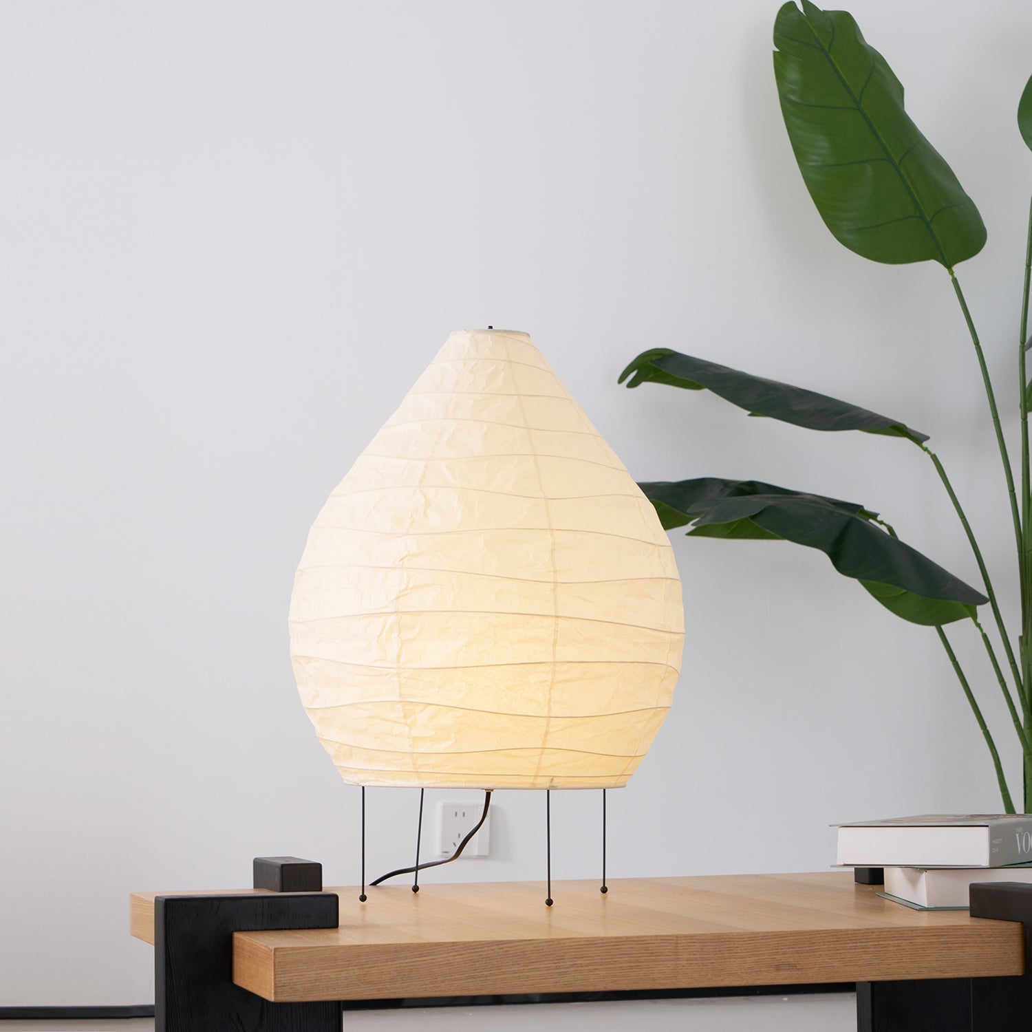Marien Paper Table Lamp-Neutral Decor