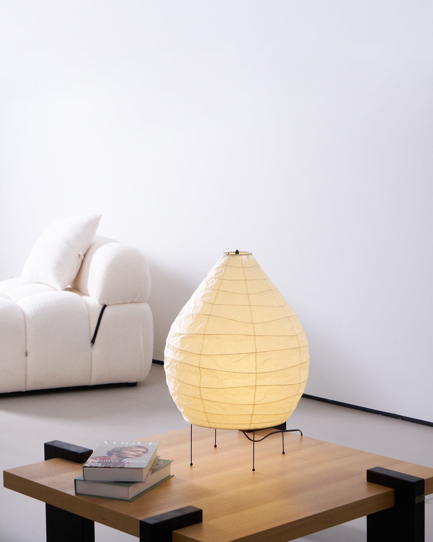 Marien Paper Table Lamp-Neutral Decor